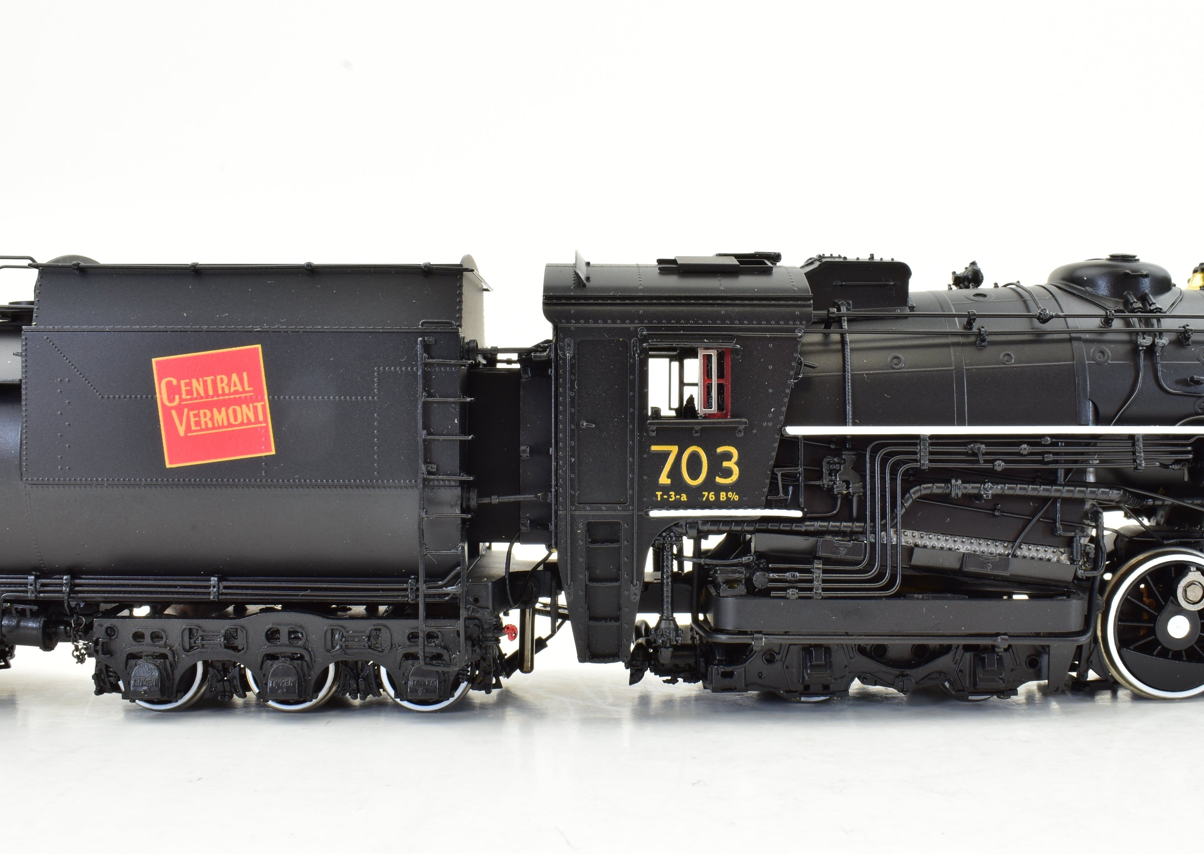 HO Scale Brass Division Point CV Central Vermont T3a 2-10-4 FP #703 Model