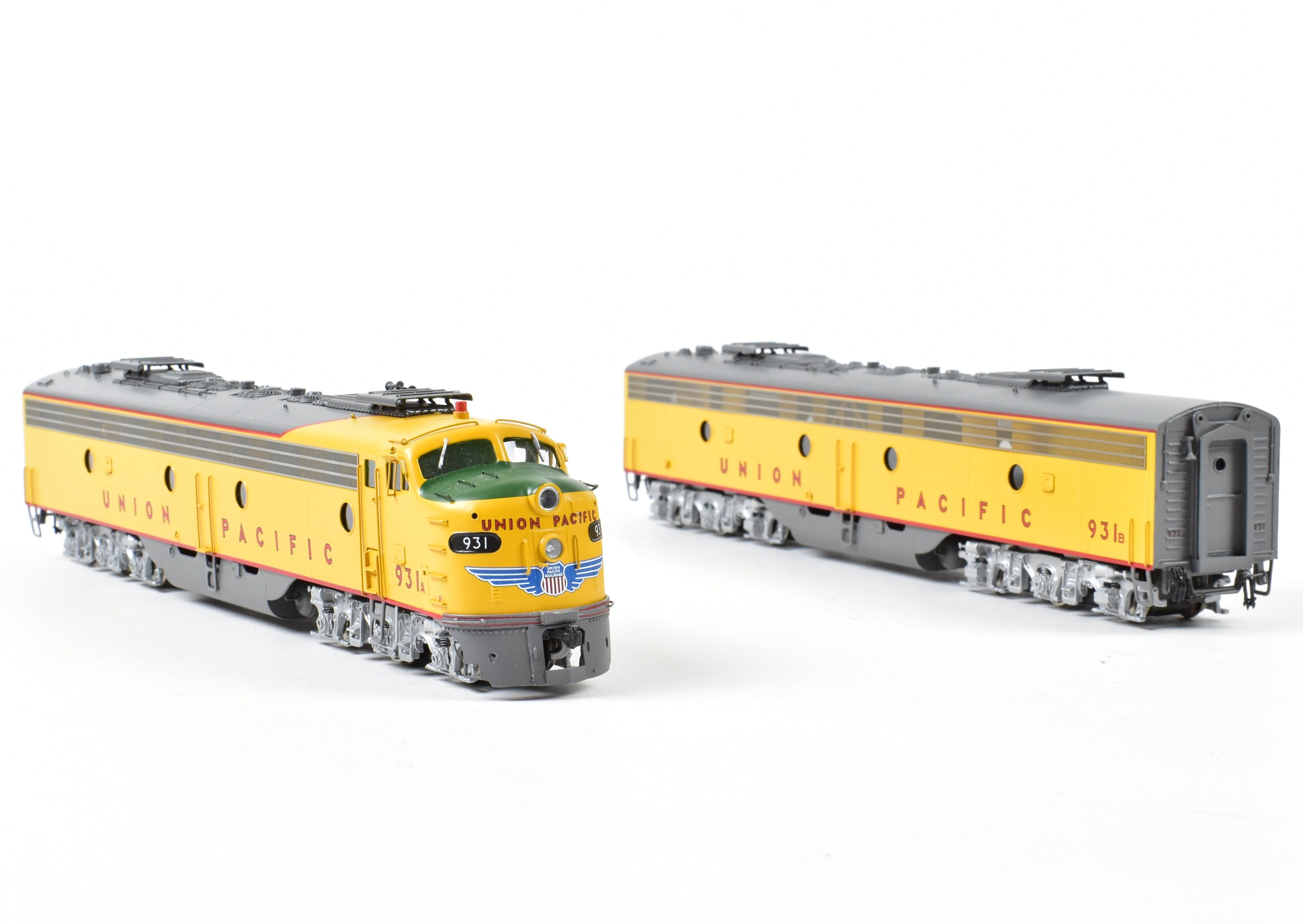 HO Scale Brass Union Pacific EMD E8 A/B Set Model Train - Challenger Imports Premium Collection
