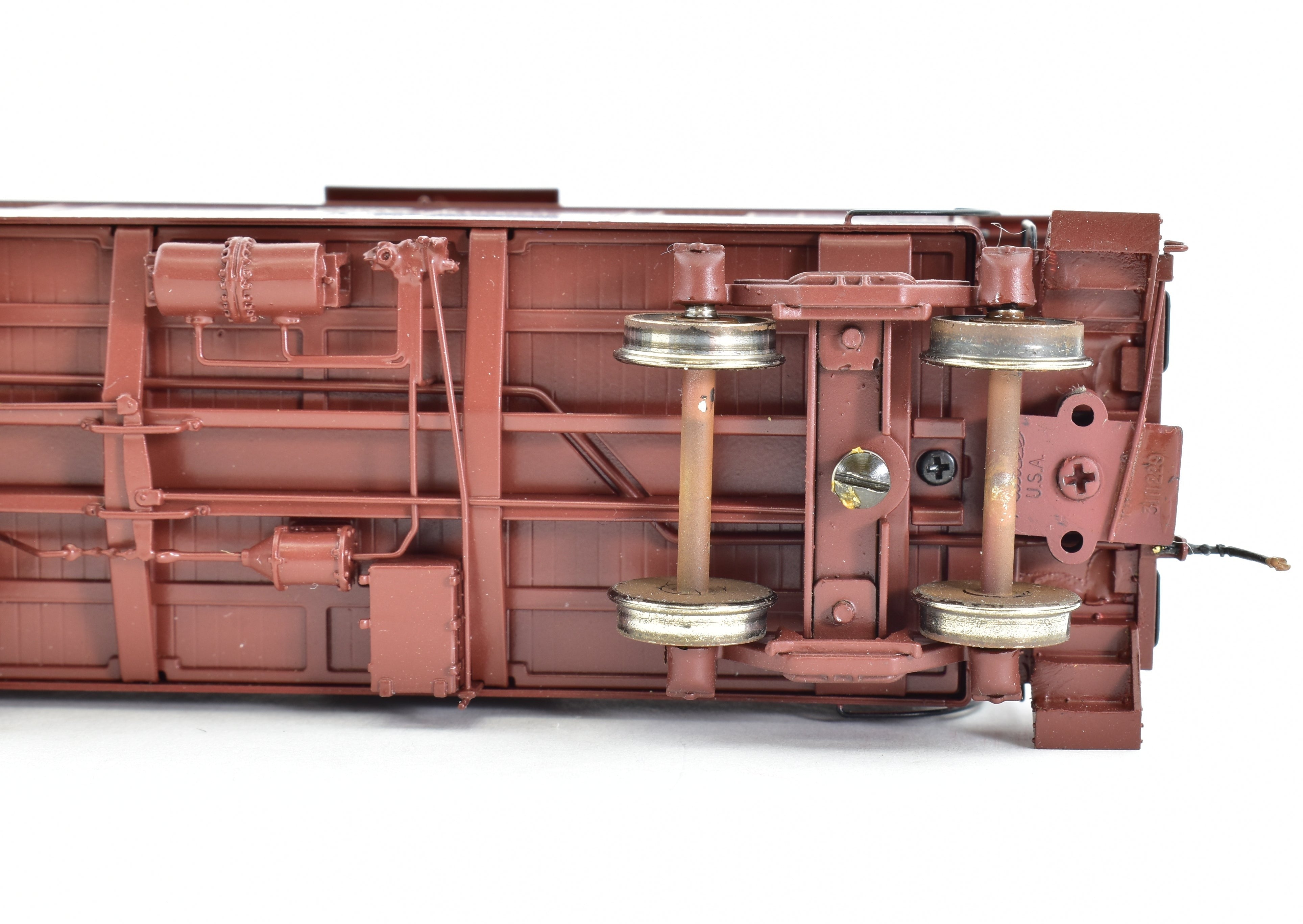 HO Scale Brass Model - Overland Models, Inc. Missouri Pacific Steel Caboose Magor Copy Built in 1951 with FP Radio Version