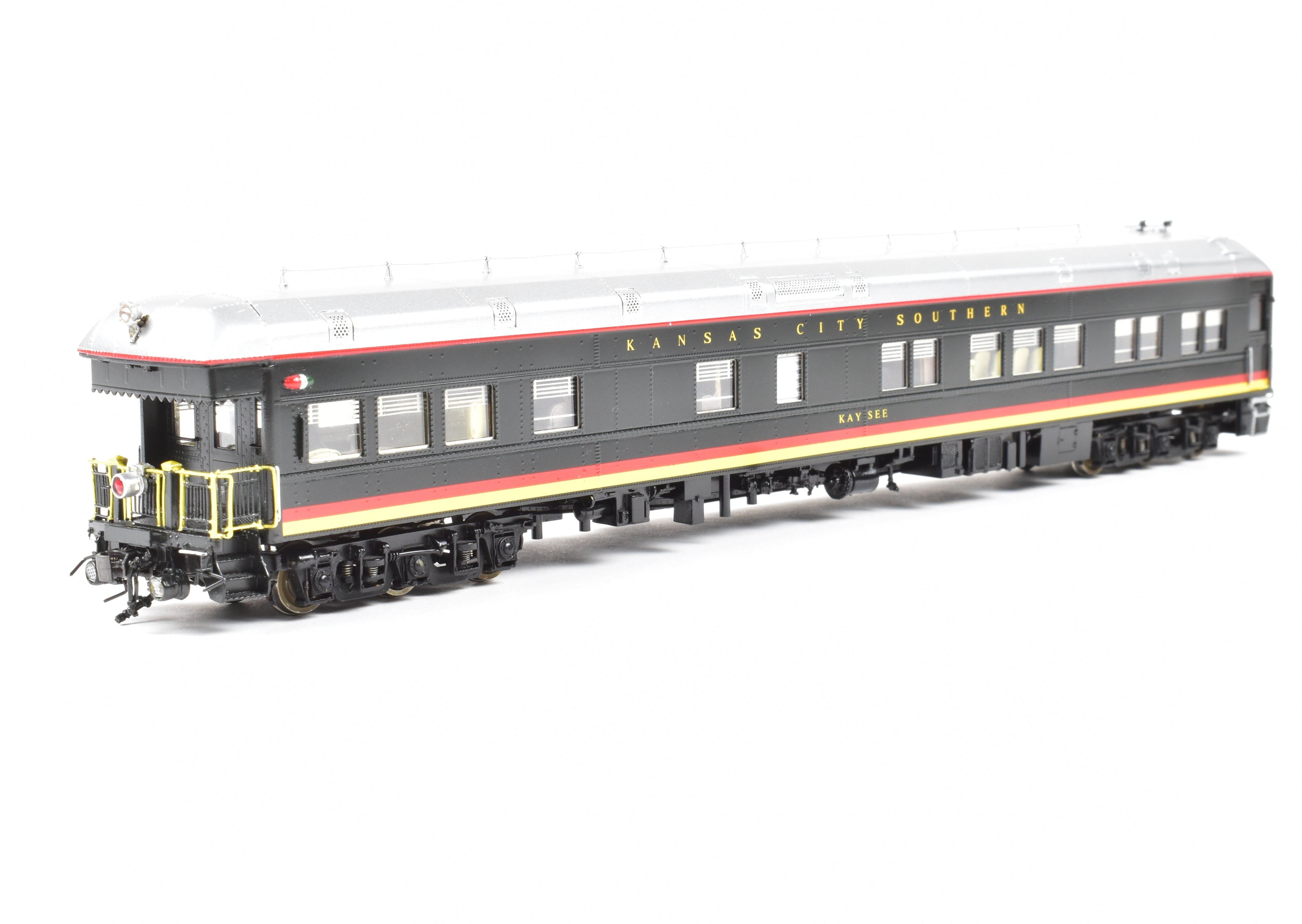 Rare HO Brass Hallmark KCS Kansas City Southern 1950 Rebuilt Business Car