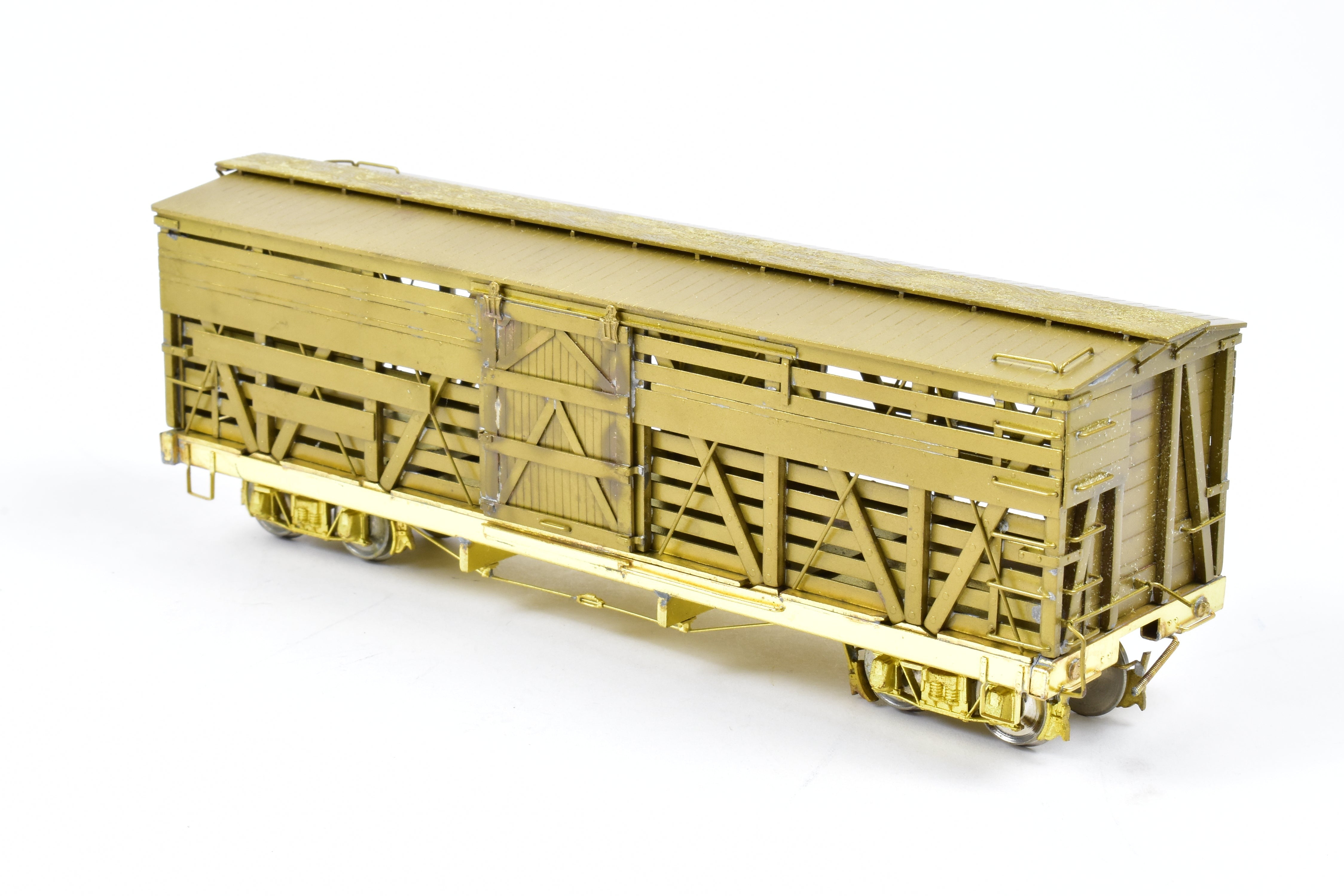 On3 Scale Brass Empire Midland Model of Denver & Rio Grande Western 30-Foot Stock Car