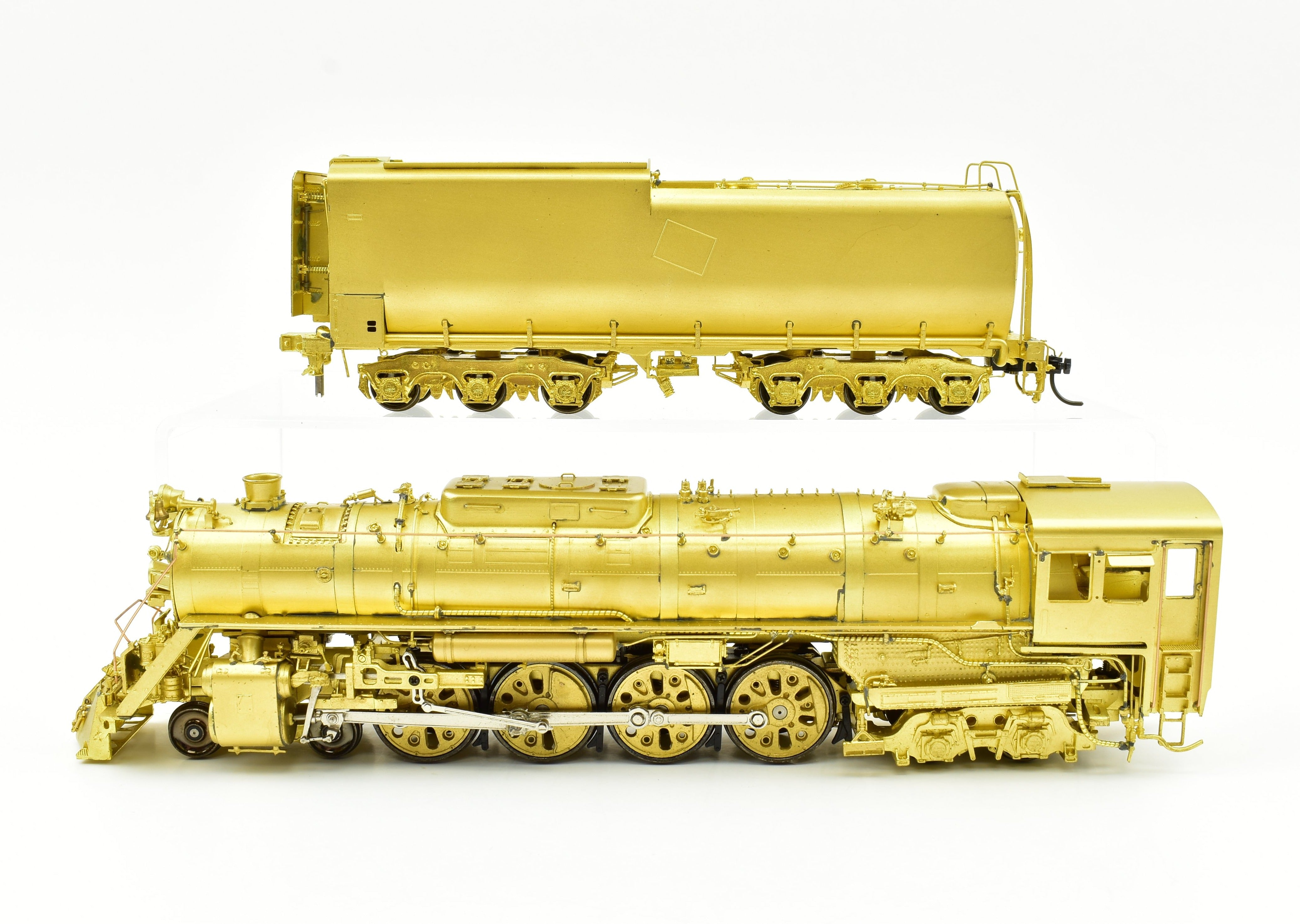 HO Scale Brass Model Train - Overland Models, Inc. MILW - Milwaukee Road S-3 4-8-4 Steam Locomotive with Squared Boiler Front
