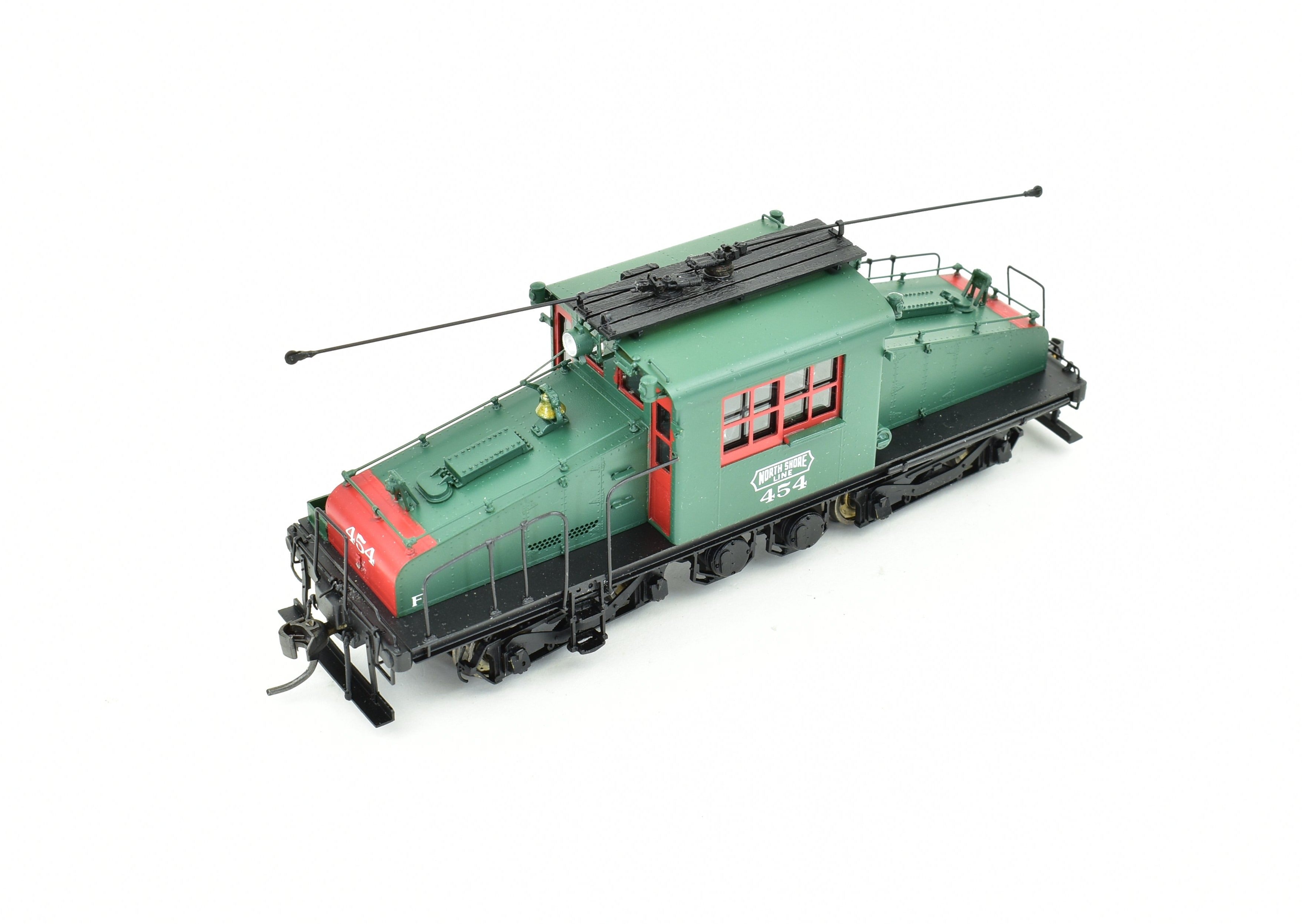 HO Scale Brass CNS&M North Shore Line GE - ALCO Steeple Cab Electric #454 FP Model