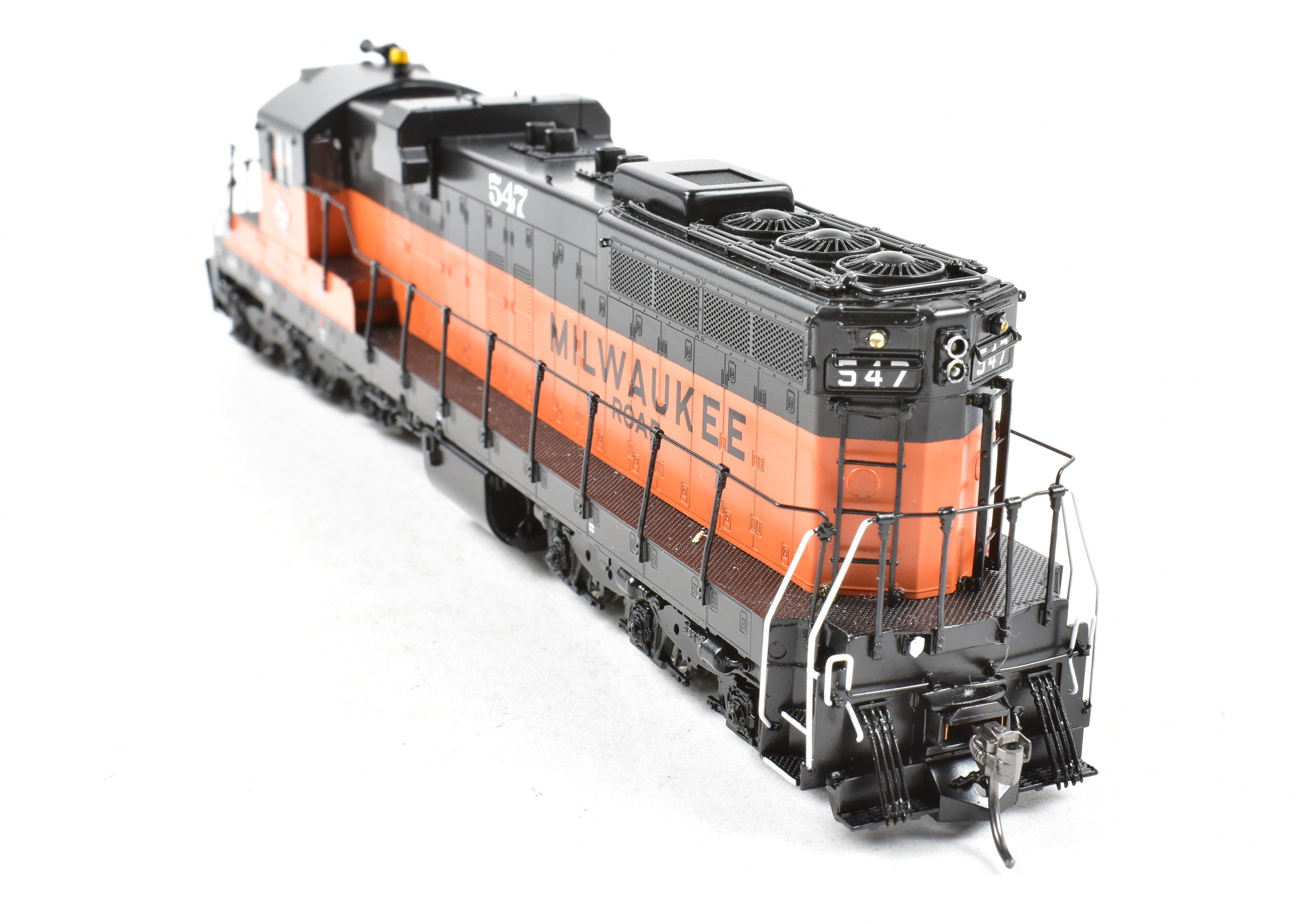 HO Scale Brass Diesel Locomotive - Overland Models, Inc. (OMI) Milwaukee Road EMD SD10 Factory Painted Model No. 547