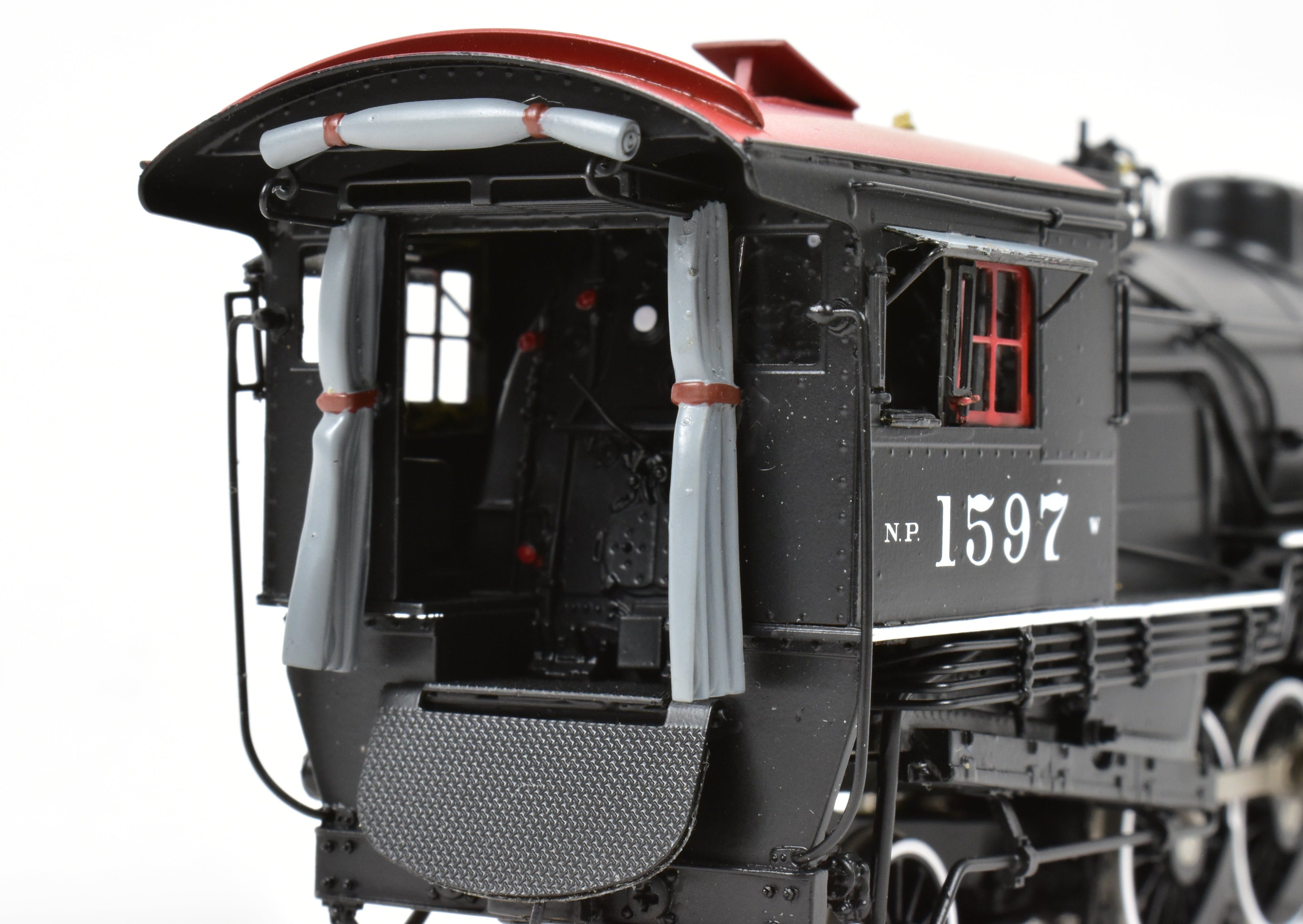 HO Scale Brass W&R Enterprises NP Northern Pacific Class W 2-8-2 Ver 1A Factory Painted #1597