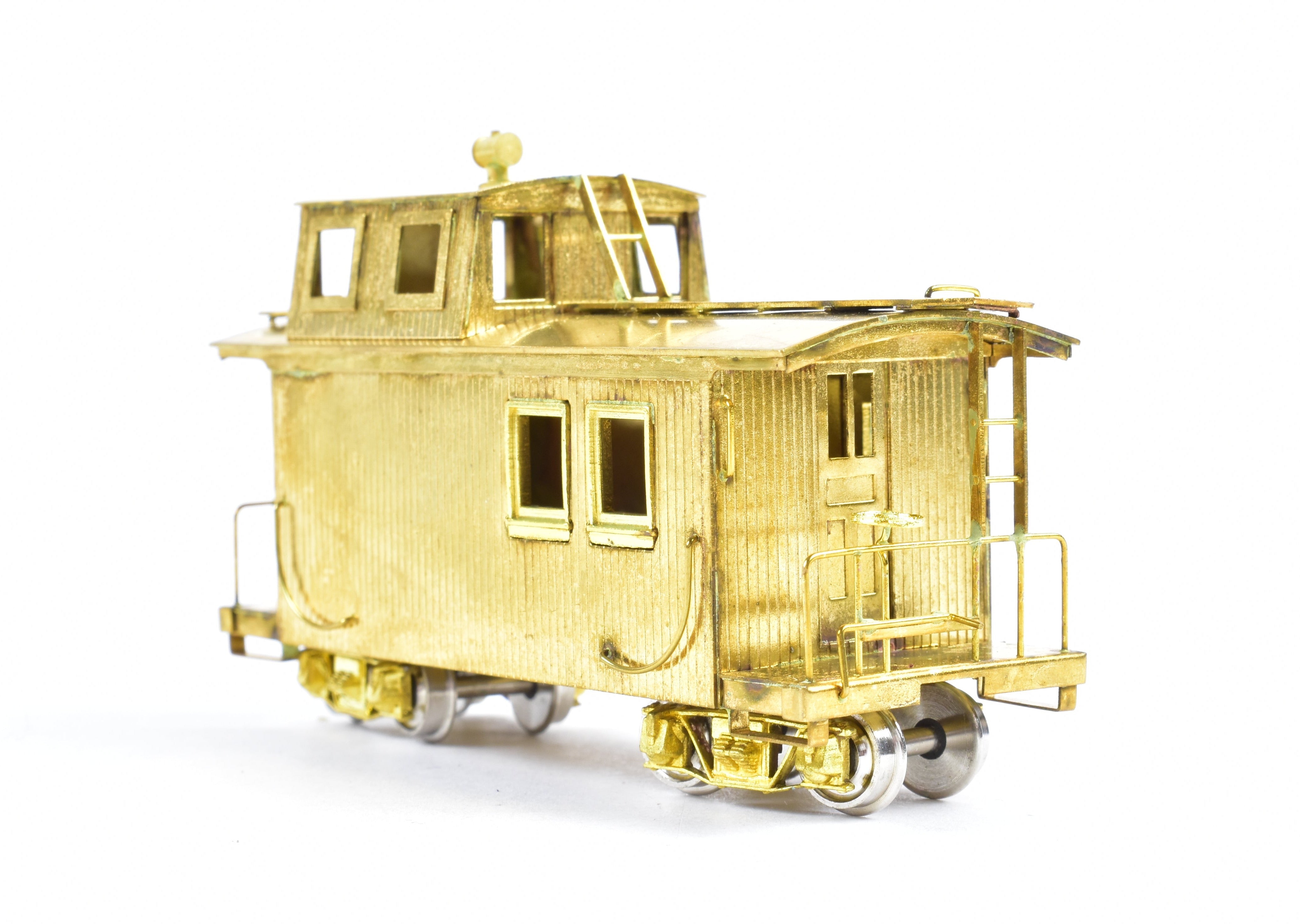 HOn3 Scale Brass Model Train Caboose by Westside Model Co. - Florence and Cripple Creek #5, Ideal for Model Railroading Enthusiasts