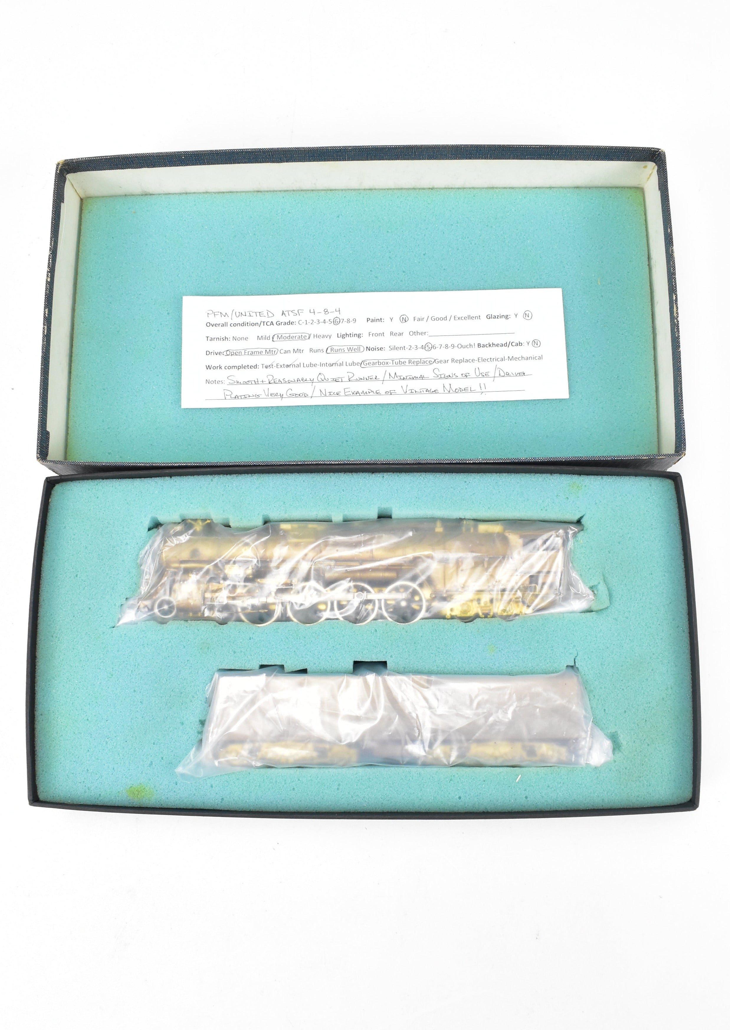 HO Scale Brass PFM - United ATSF - Santa Fe 4-8-4 Northern Model Train for Collectors and Enthusiasts