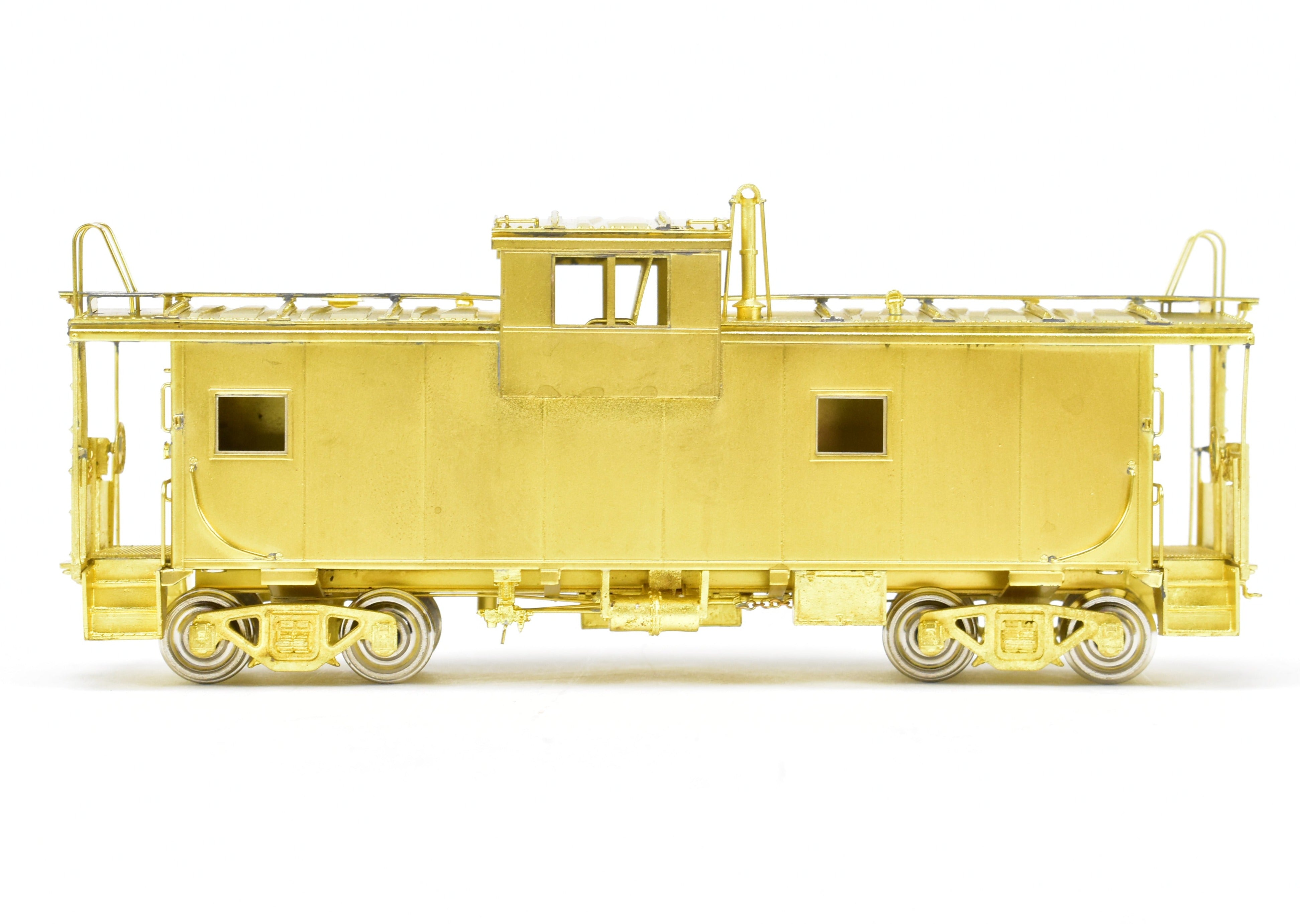HO Scale Brass Model Railroad Caboose - OMI (Overland Models, Inc.) D&H (Delaware & Hudson) International Wide - Vision Caboose