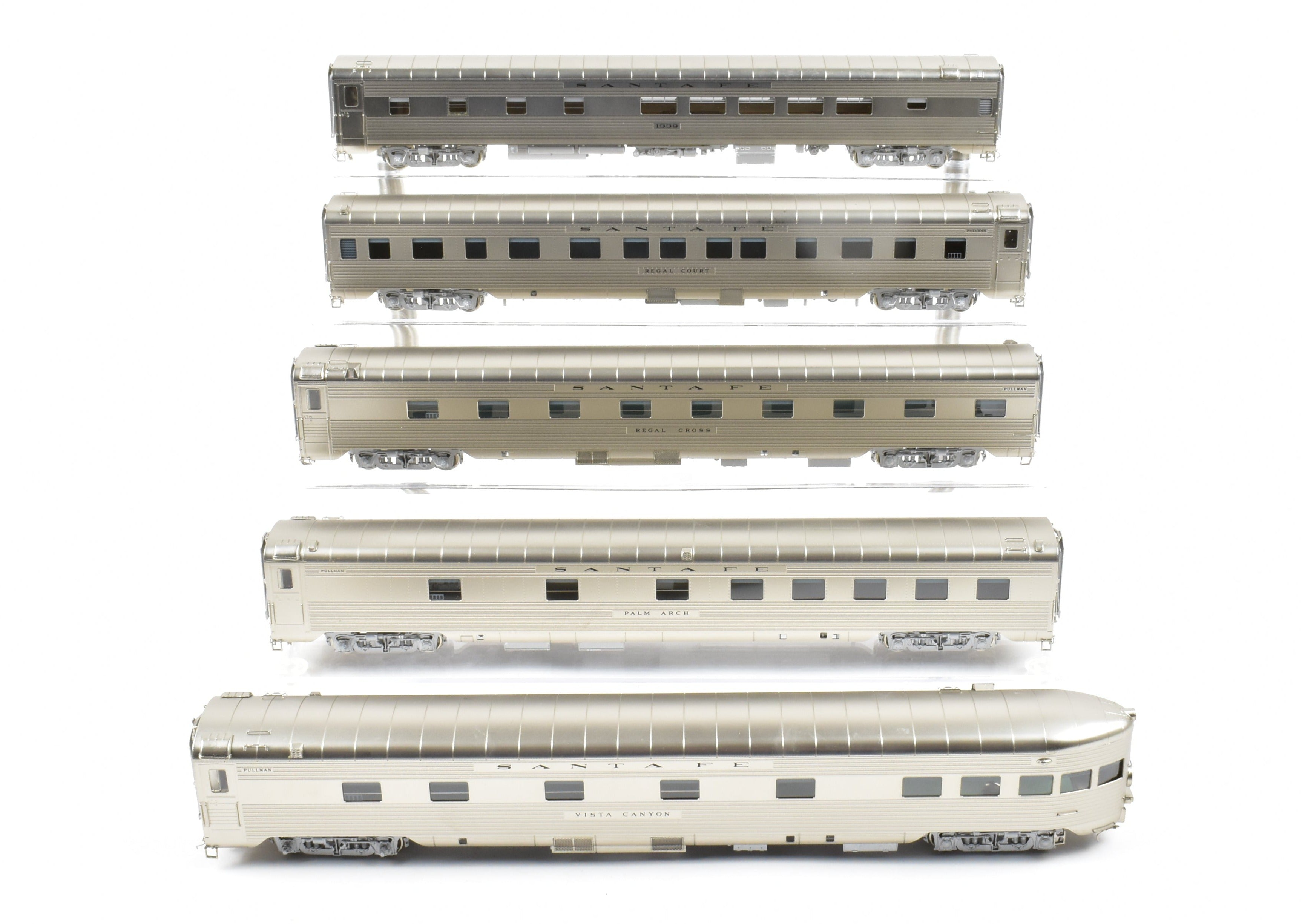 1951 ATSF Santa Fe Super Chief 10-Car Set by HO Brass CIL - Challenger Imports