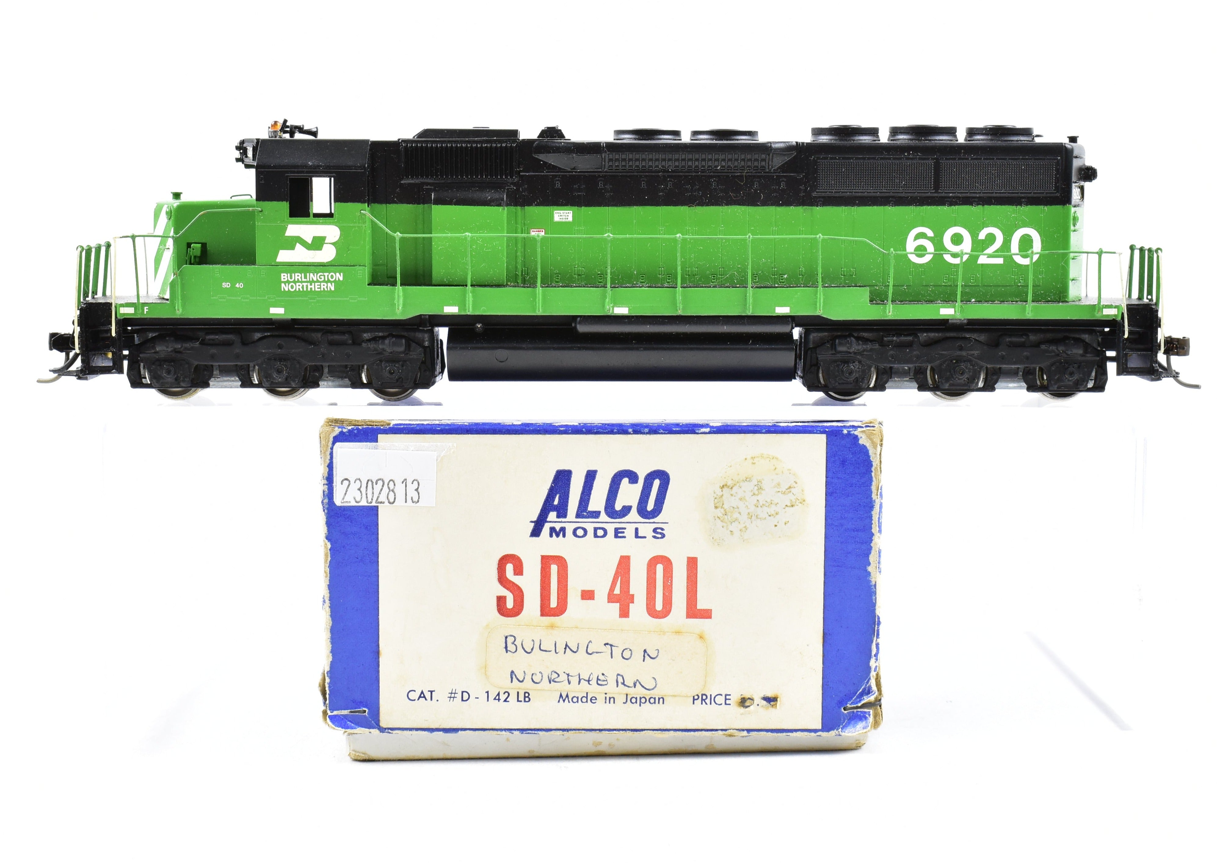 Custom Painted HO Brass Alco Models BN - Burlington Northern EMD SD40 Diesel