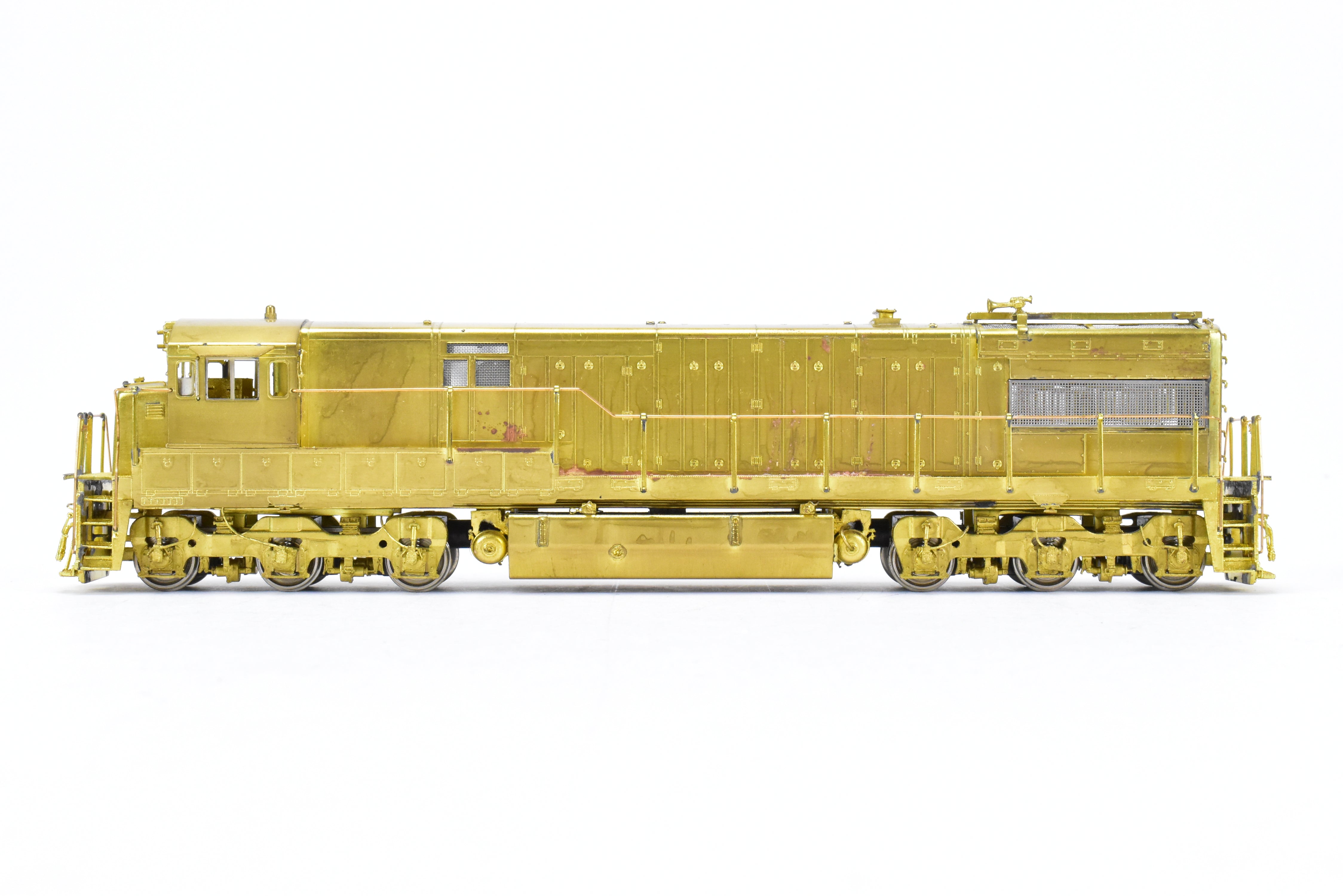 HO Scale Brass GE U-28C Late Model Locomotives by Overland Models, Inc. for Various Railroads