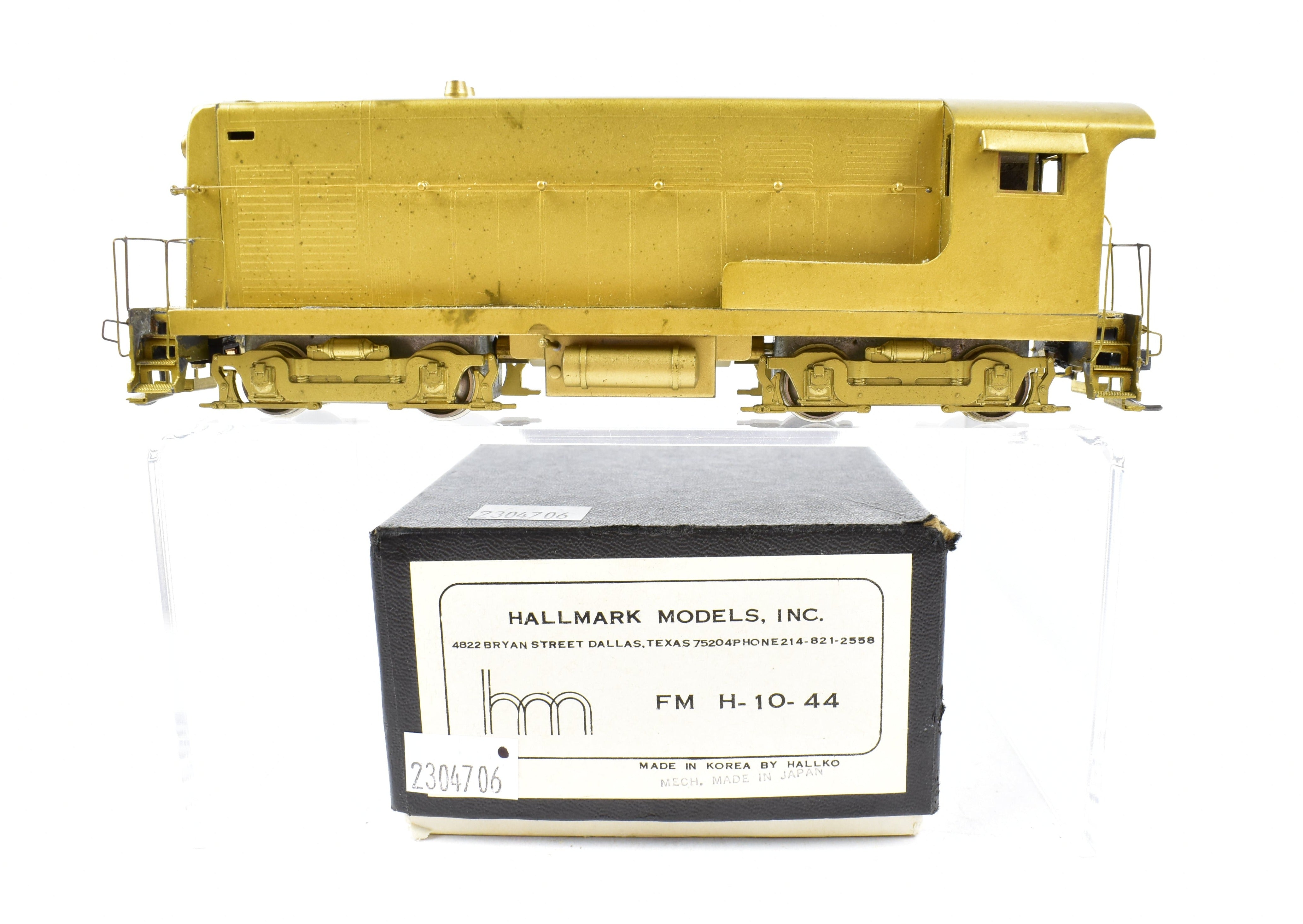 HO Brass Hallmark Models - Various Roads Fairbanks Morse FM H - 10 - 44, 1972 Japan - Made