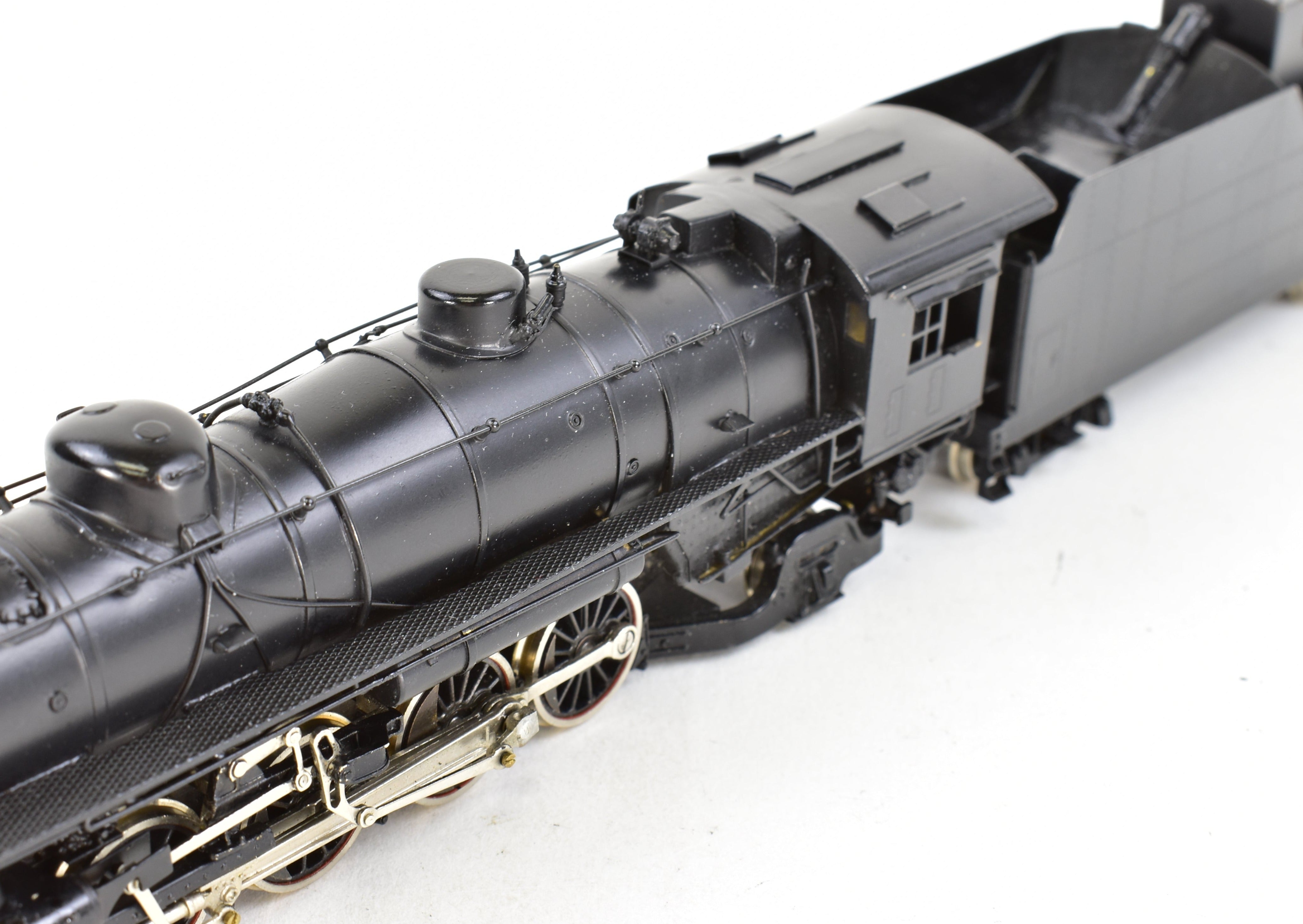 HO Scale Brass Hallmark Midland Valley 2-8-2 #601 with All-Black Custom Paint