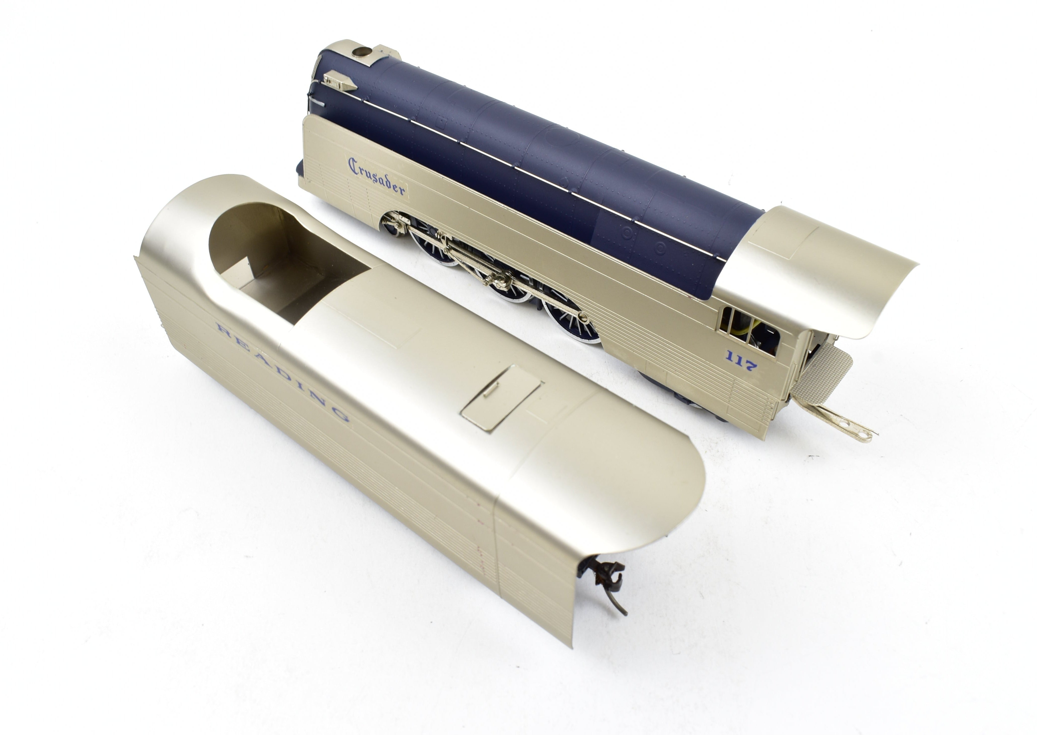 HO Scale Custom Brass Reading G-1b 4-6-2 Crusader Famous Train #1 FP Model by NJ Custom Brass