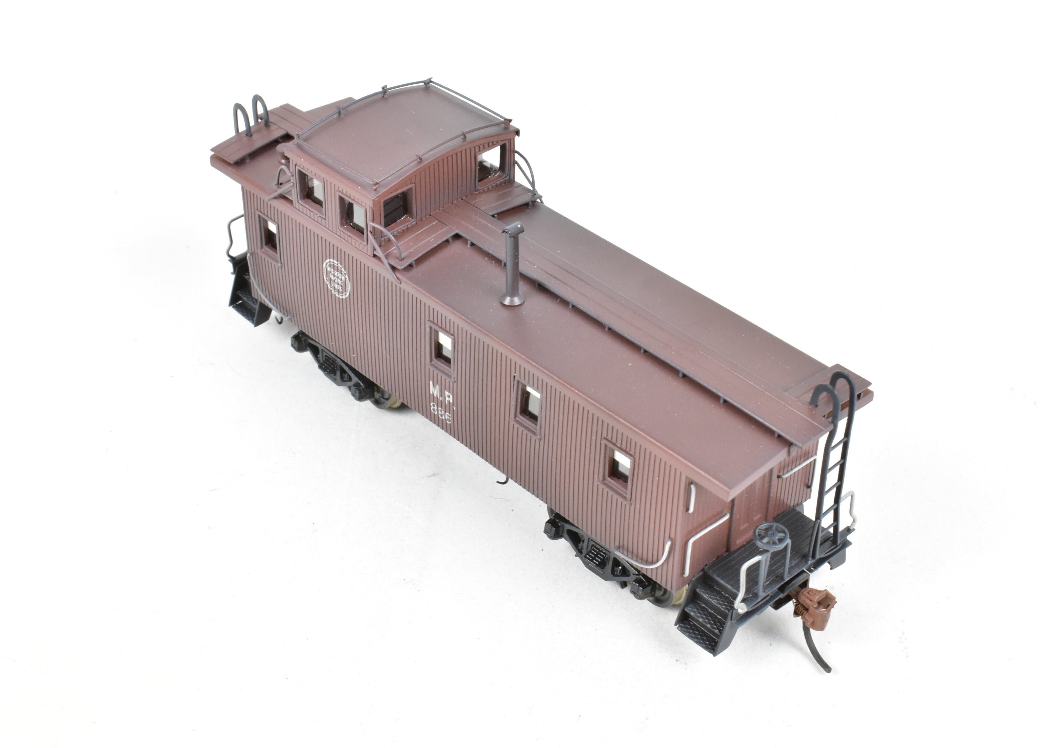 HO Brass Hallmark Missouri Pacific Custom Painted Wood Sheathed Caboose No. 886