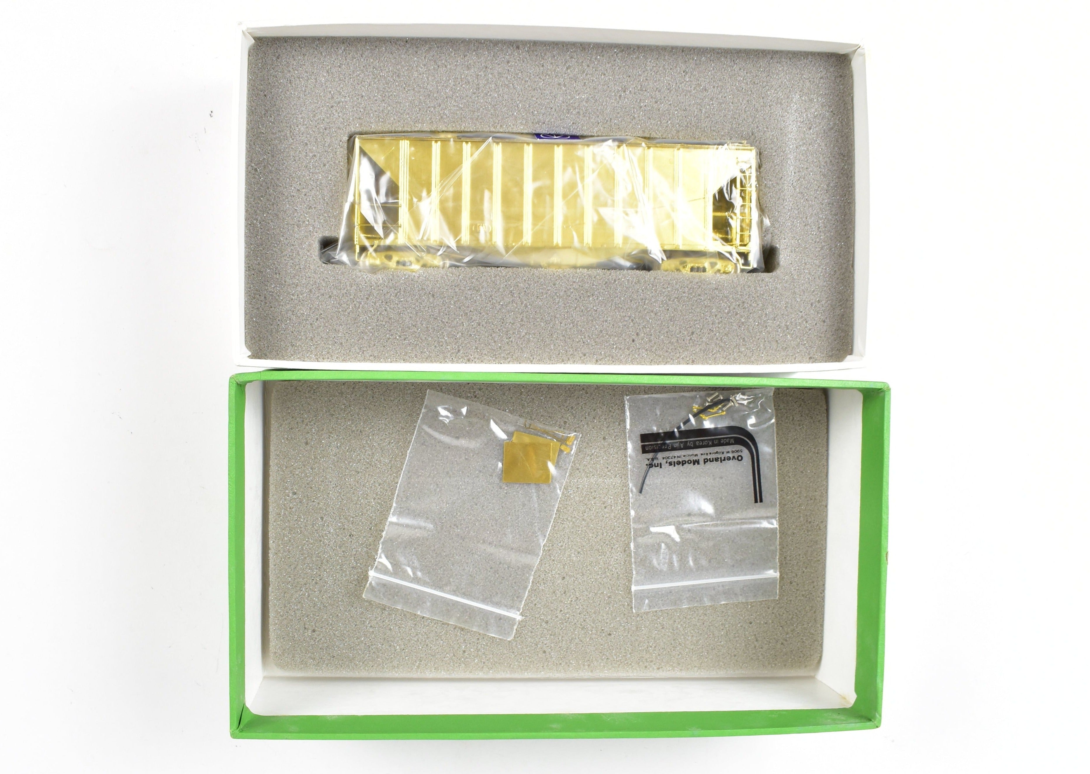 1965 HO Brass Airslide Covered Hopper by OMI w/ Tri - Angular Gussets