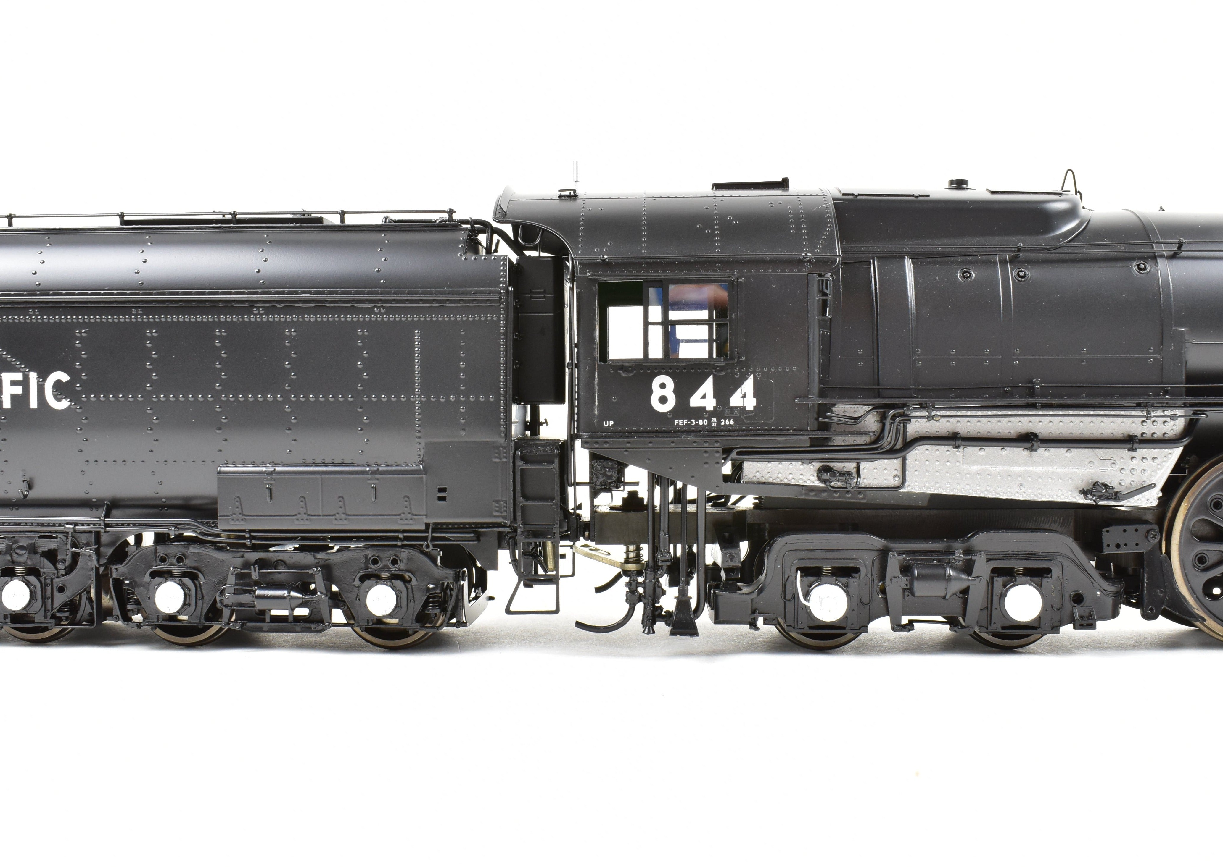 O Scale Model Train - Overland Models, Inc. Union Pacific FEF - 3 4 - 8 - 4 Steam Locomotive from the 1996 - 1997 Excursion Era