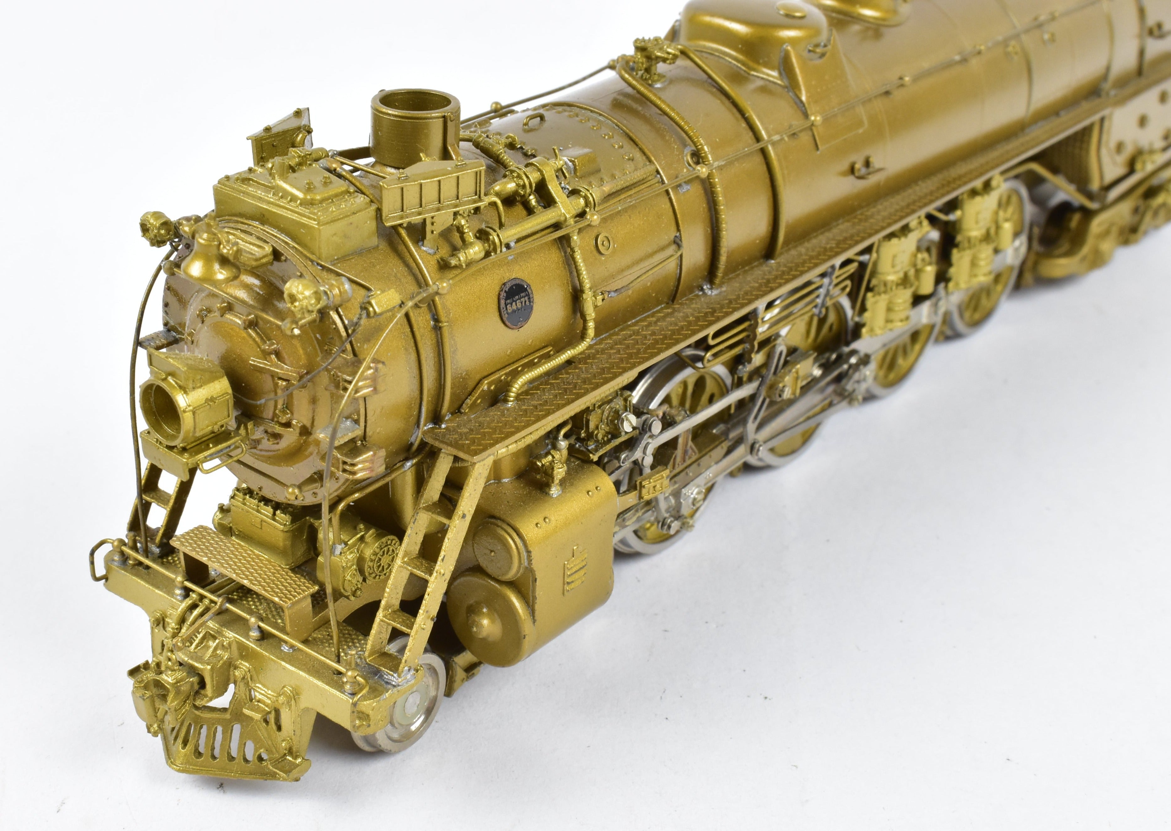 HO Scale Brass Model Train - Oriental Limited NP - Northern Pacific Class A - 5 4 - 8 - 4 Steam Locomotive