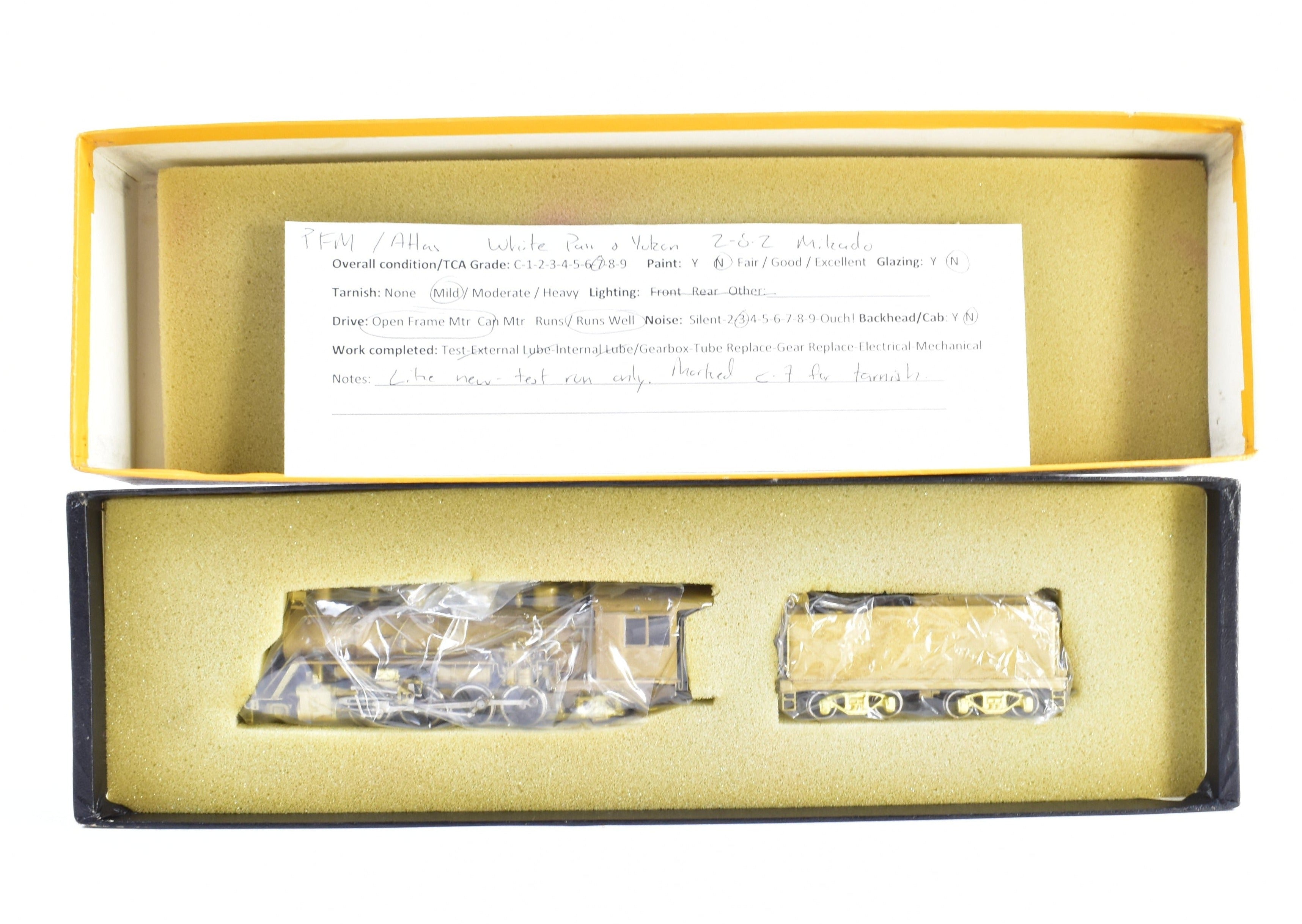 Rare HOn3 Brass Pacific Fast Mail WP&YR 2-8-2 Mikado Model