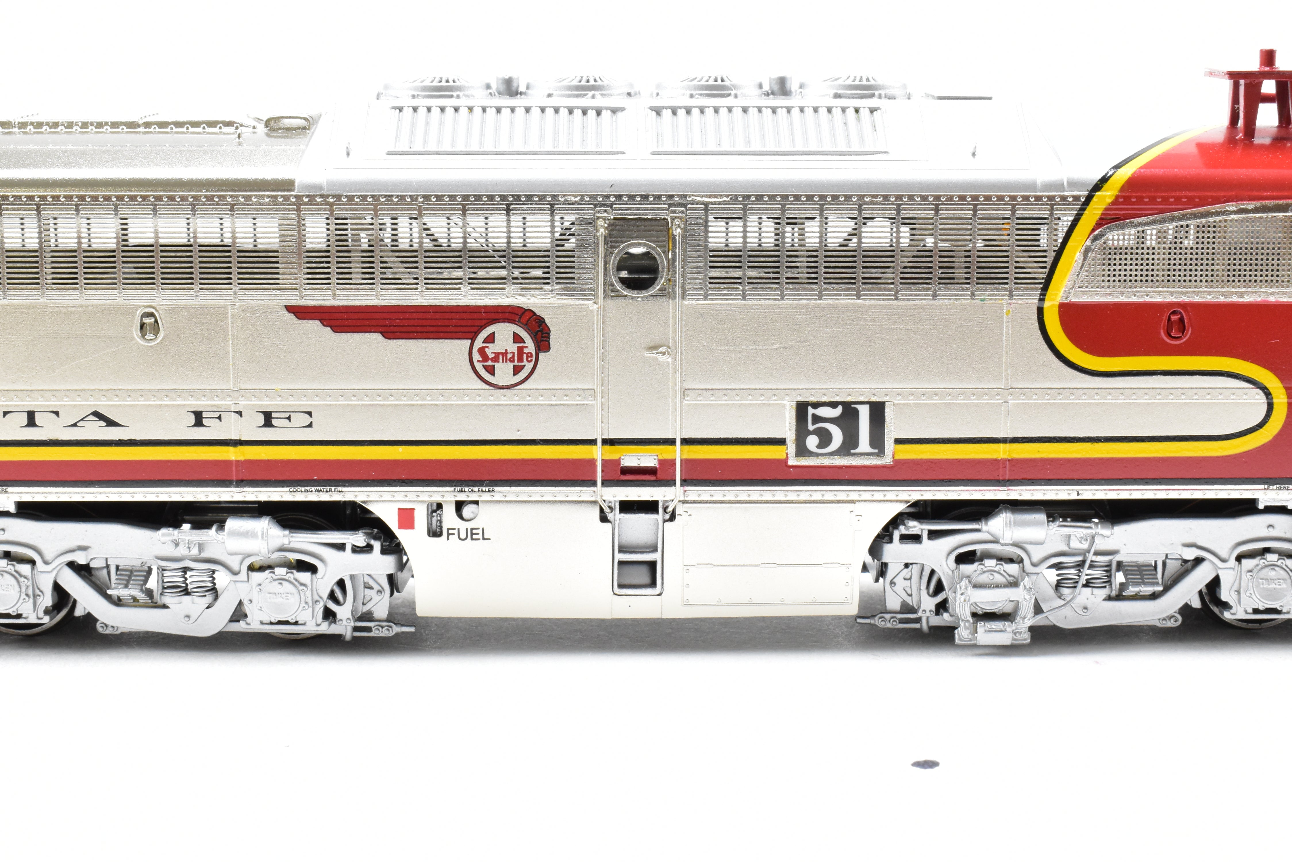 HO Brass OMI AT&SF Santa Fe ALCO PA-1/PB-1/EMD Repowered FP Set #51L/#51A/#51C
