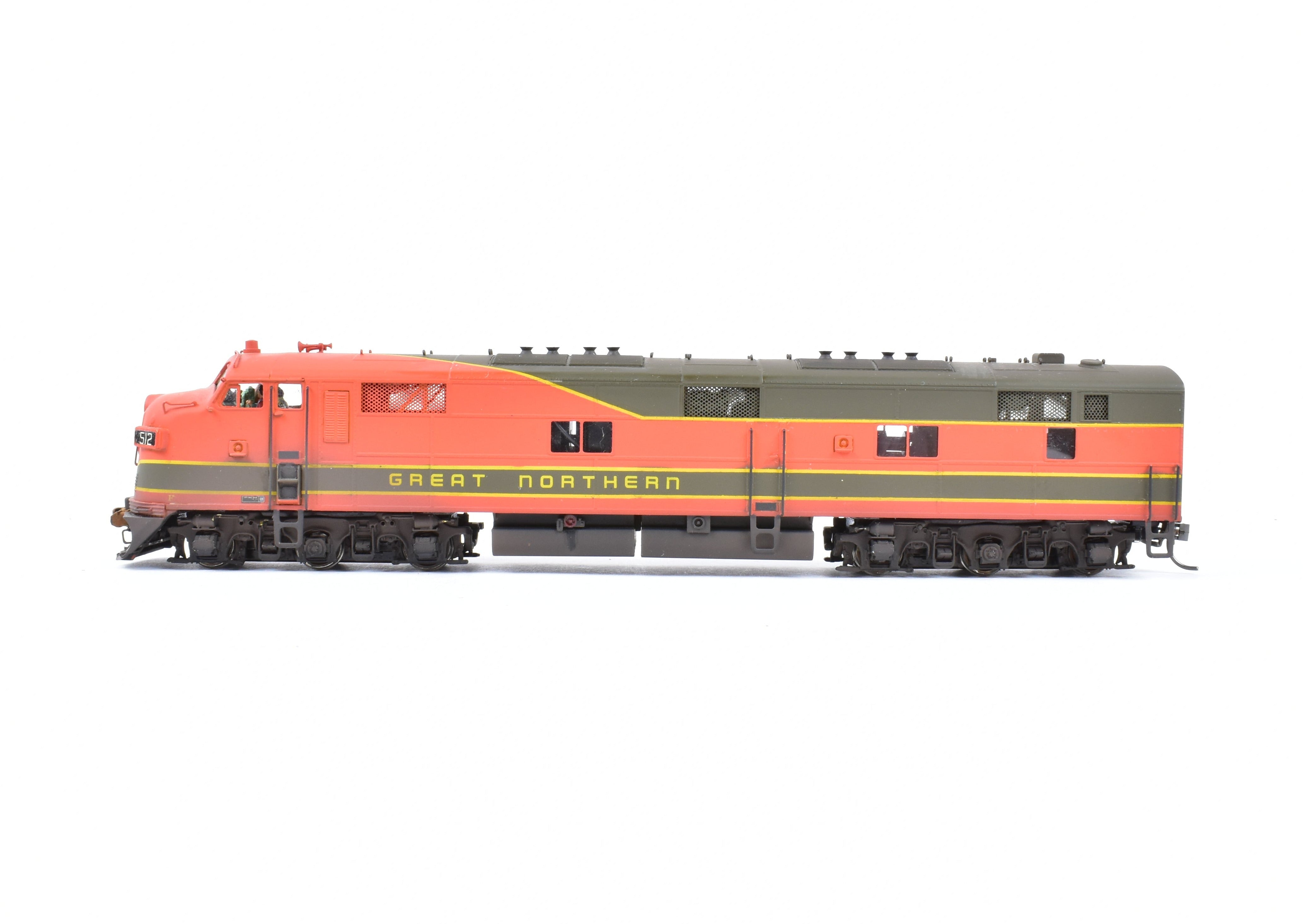 HO Brass Oriental Limited GN - Great Northern EMD E7A 2000 Phase II #512 Factory - Painted Model