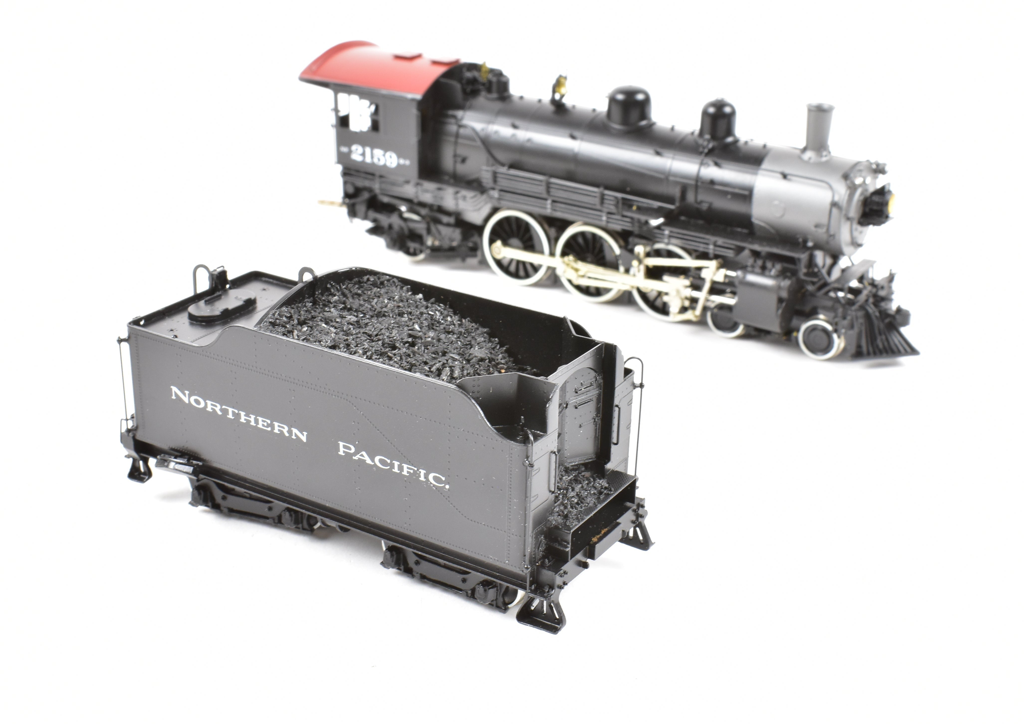 HO Scale Brass Pro-Painted Northern Pacific Q-3 4-6-2 Model by W&R Enterprises