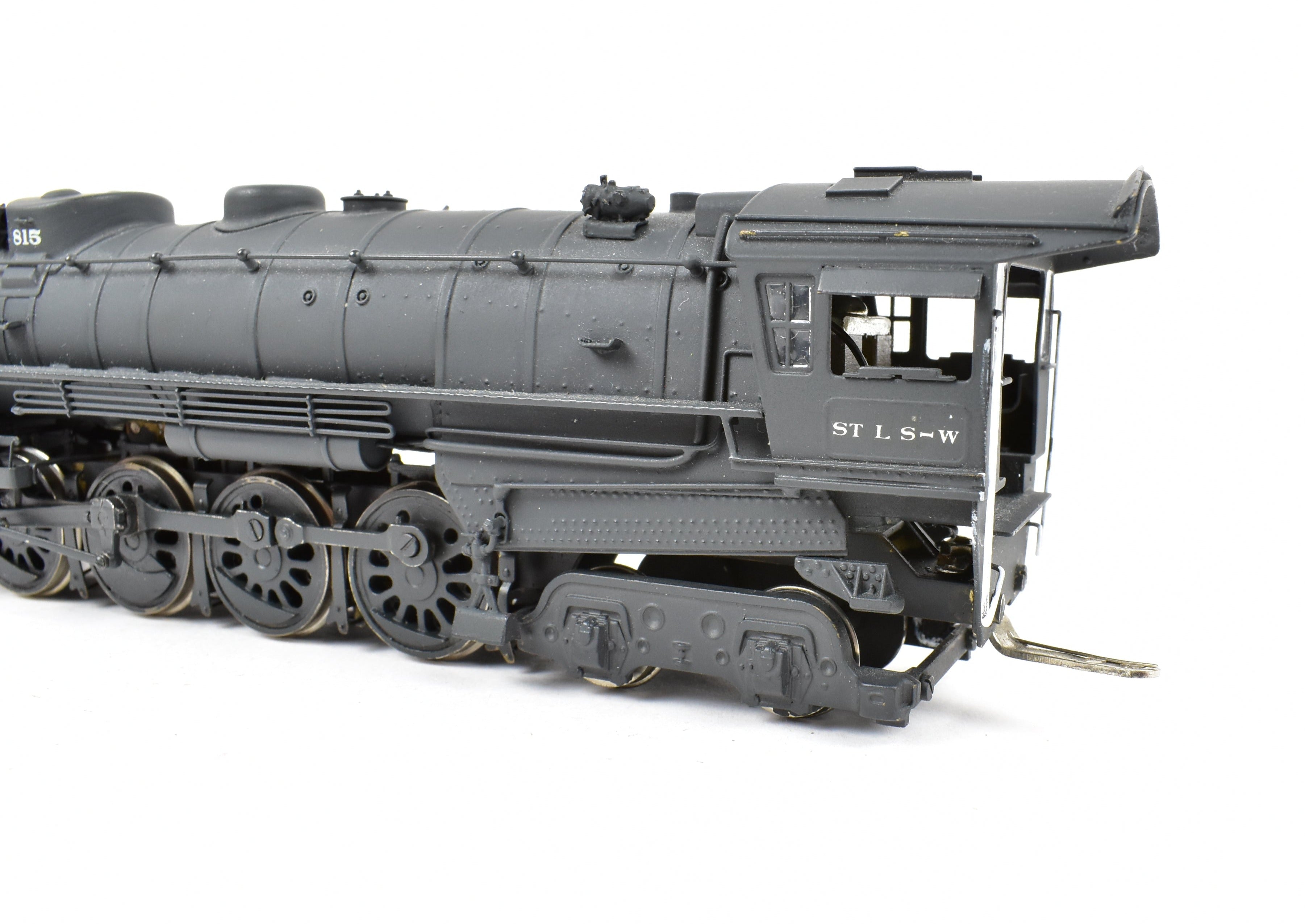 HO Scale Brass Model Train by Westside Model Co., Custom Painted SSW - Cotton Belt Class GS - 8 4 - 8 - 4 Locomotive, Numbered SSW #815