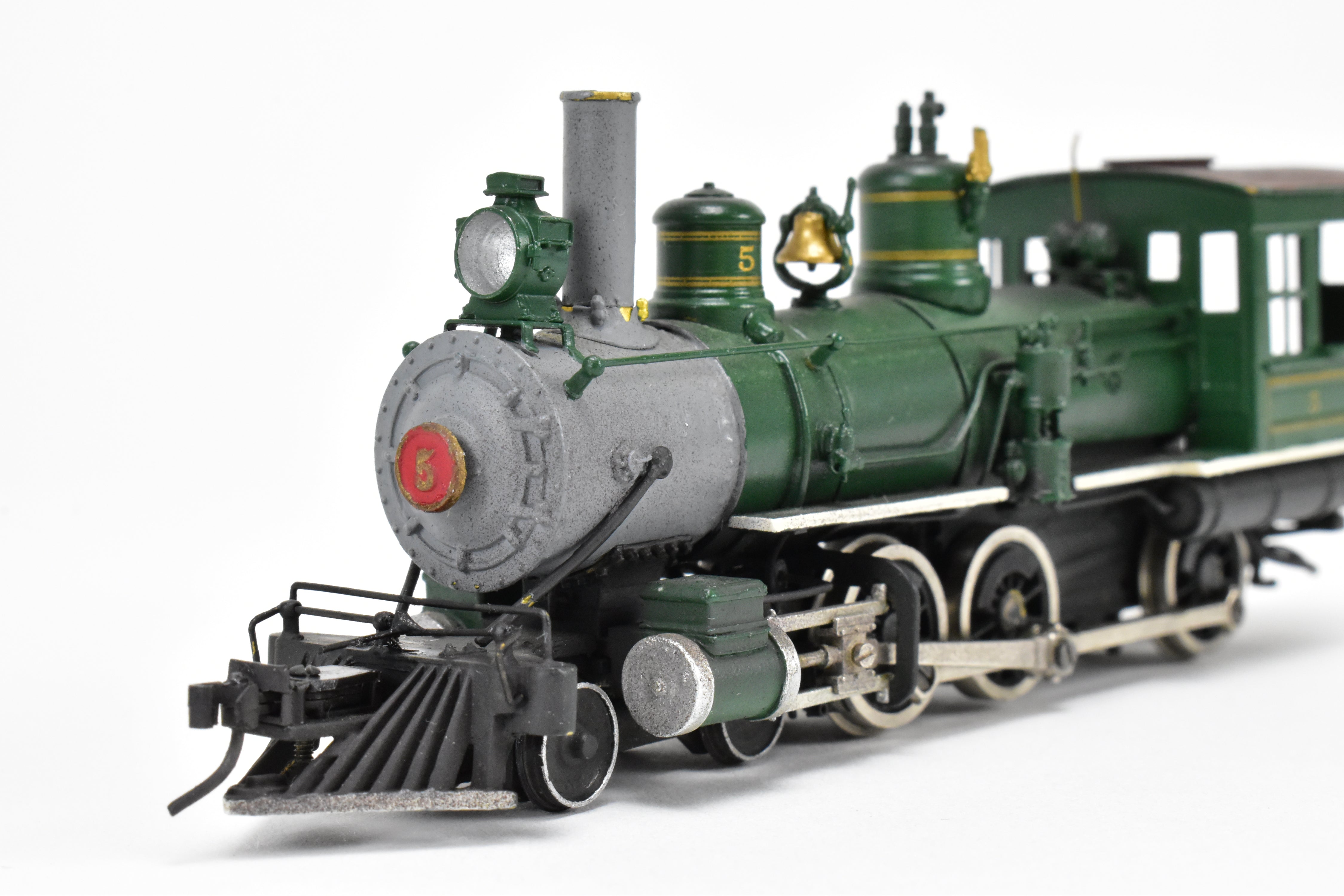 HOn3 Scale Brass Balboa D&RGW - Denver & Rio Grande Western T-12 4-6-0 Custom Built Locomotive with CP Private Road SG&S #5 and FED Tender, Featuring Can Motor Upgrade (AS-IS Condition)