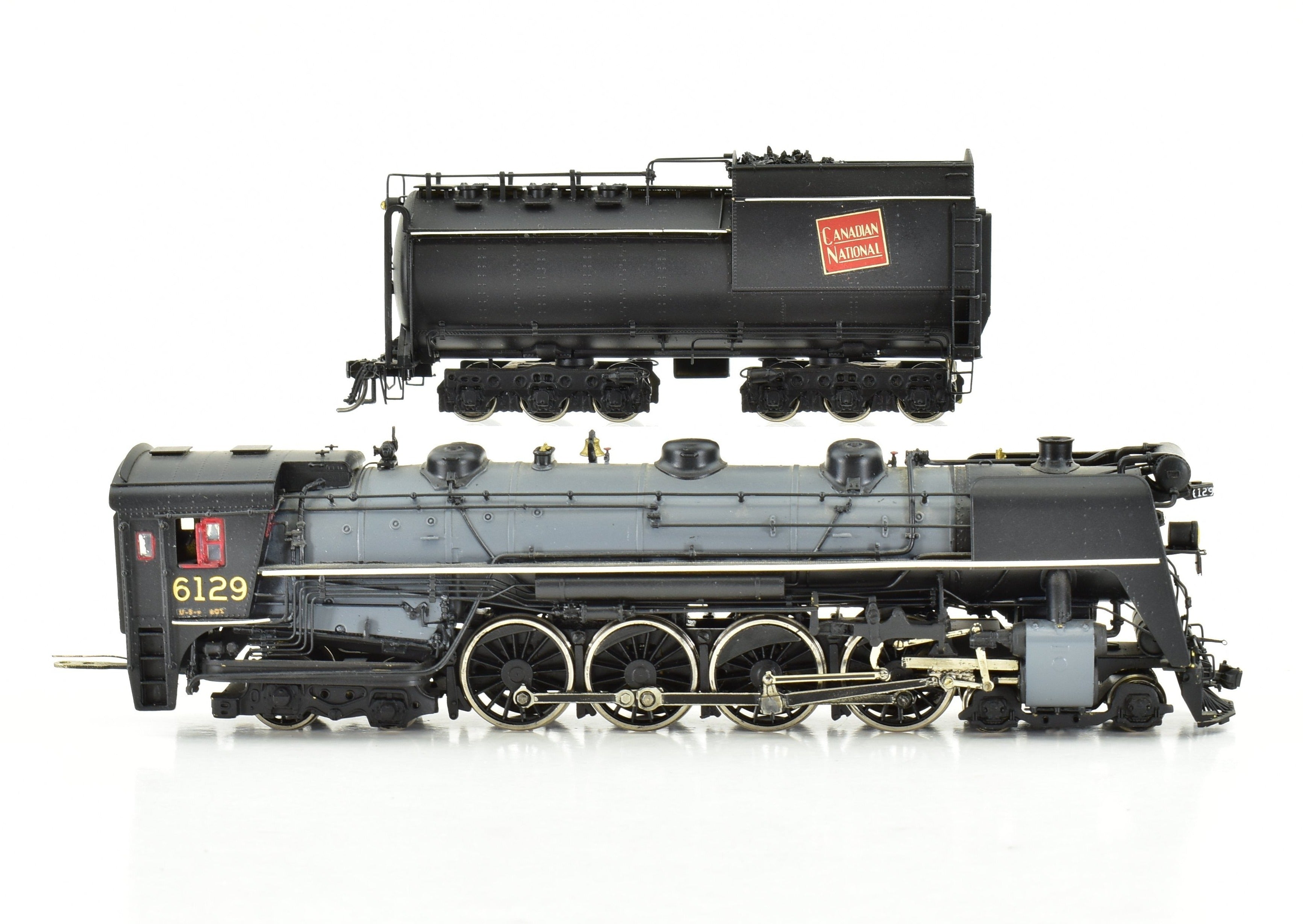 HO Scale Brass Van Hobbies CNR U-2b,c 4-8-4 Pro-Painted Locomotive #6129