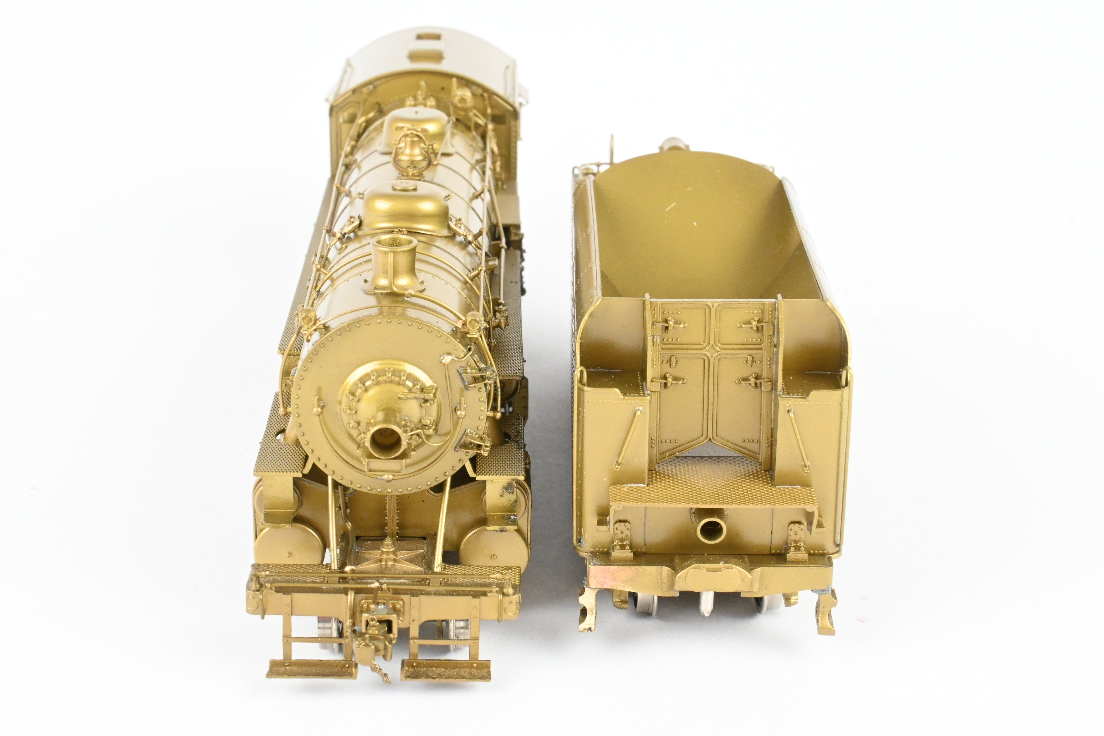 High - Quality HO Scale Brass Key Imported Steam Locomotive from NYC - New York Central #1594 H - 5s Class 2 - 8 - 2 Mikado Model