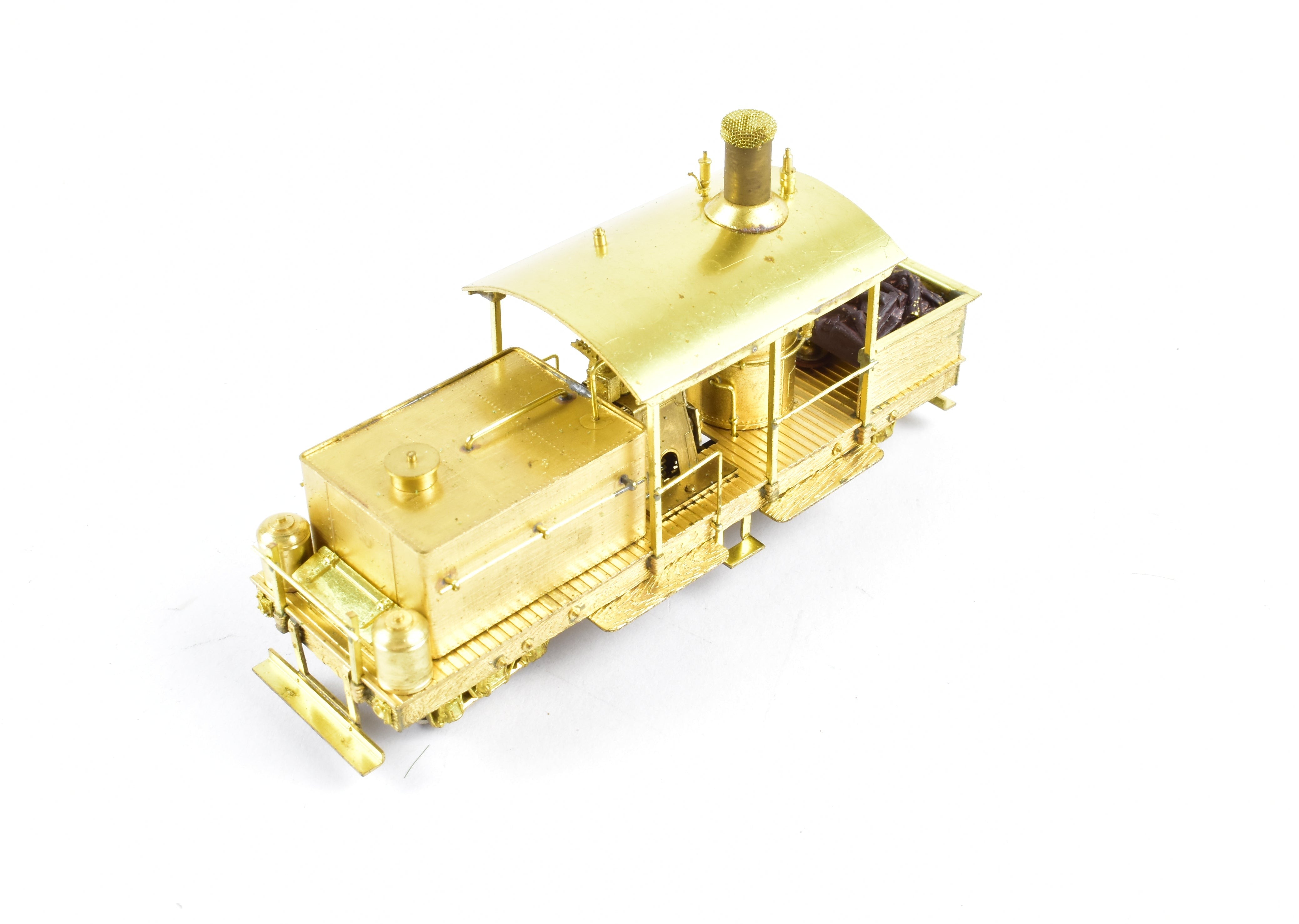 HOn3 Scale Brass Model Train by Westside Model Co. - Various Roads Logging Class A Climax with Vertical Boiler