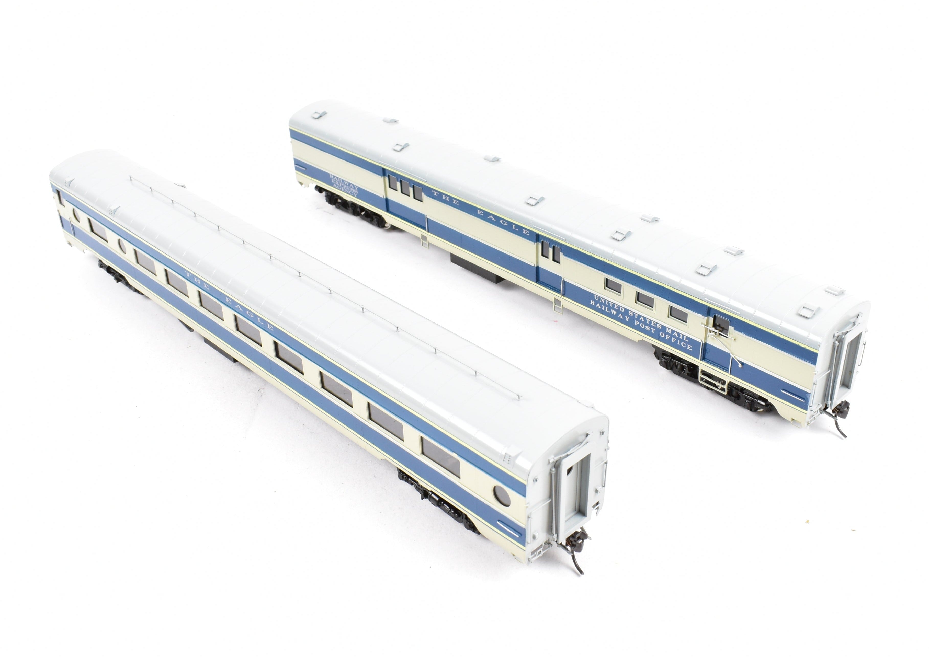 HO Scale Brass Model Train - Hallmark Models MP - Missouri Pacific and T&P - Texas & Pacific Texas Eagle Section 1 Four-Car Set for Model Train Enthusiasts