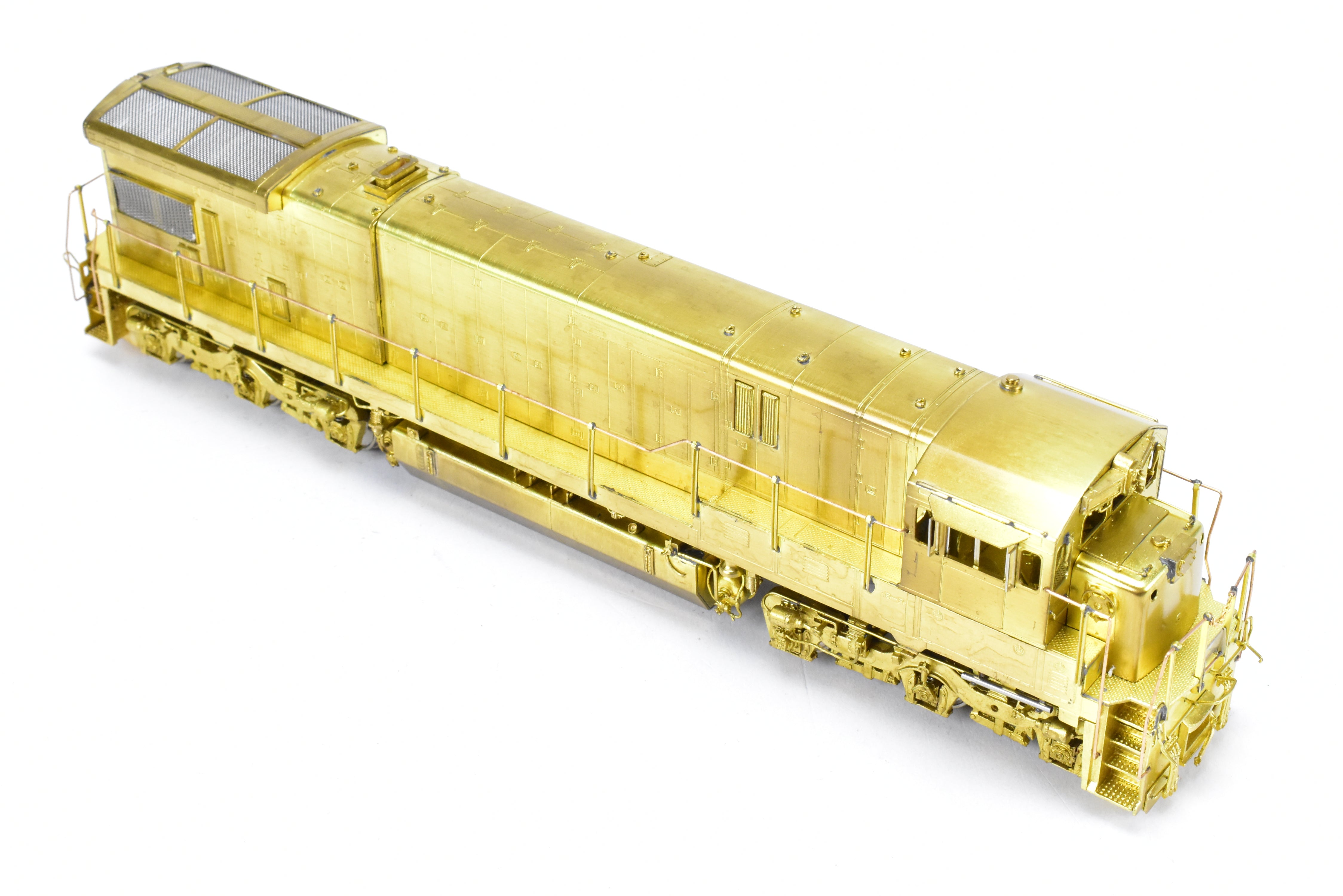 HO Scale Brass Model Train - Overland Models Inc. GE C30 - 7 4 - Window Cab Locomotive without Anti - Climber for Various Railroads
