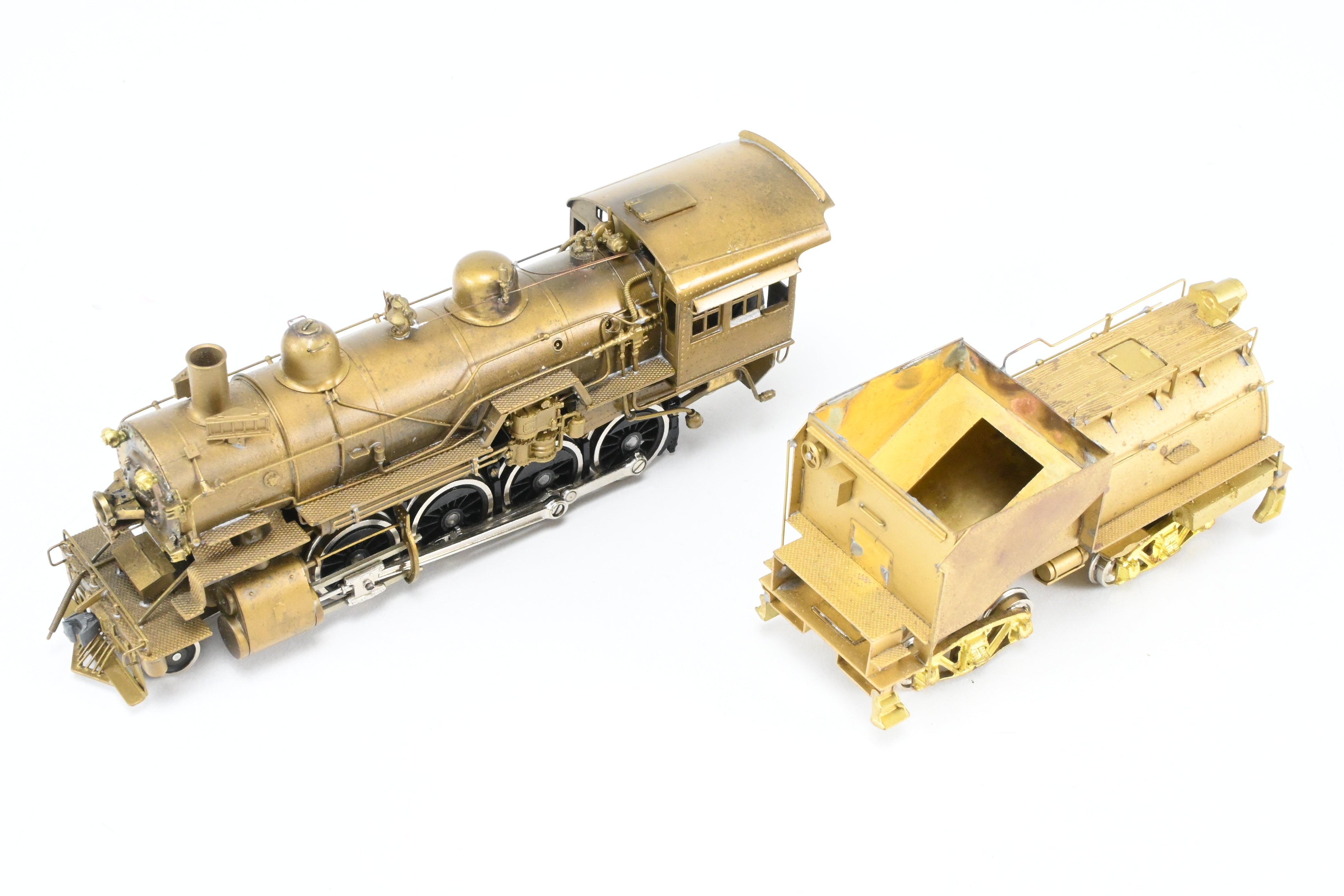 HO Scale Brass PFM United UP Union Pacific 2-8-0 Model with Aftermarket Tender