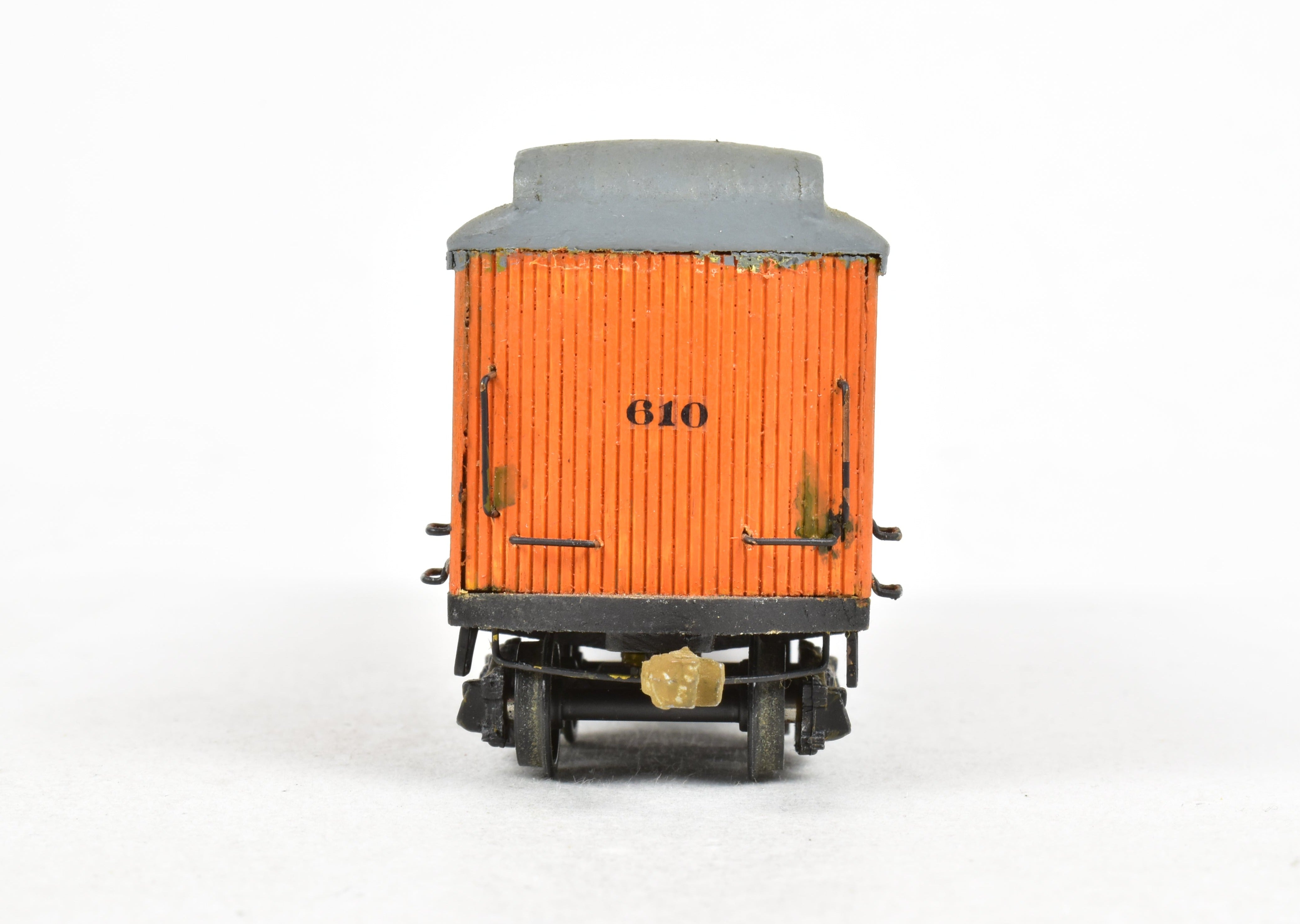 La Belle Woodworking Illinois Terminal Freight/Baggage Trailer #610, Well-Built & Painted
