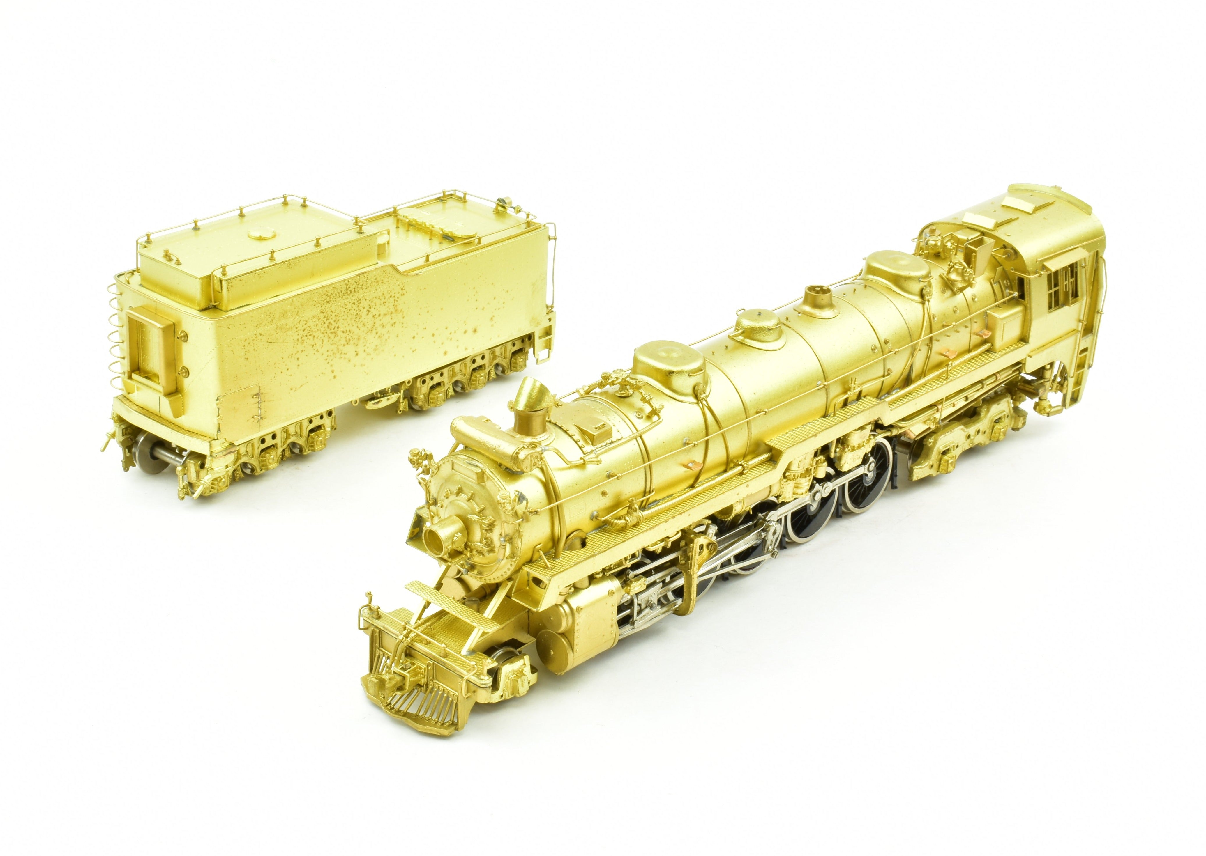 HO Scale Brass Model Train - Van Hobbies CPR Canadian Pacific Railway T-1a 2-10-4 Selkirk Locomotive