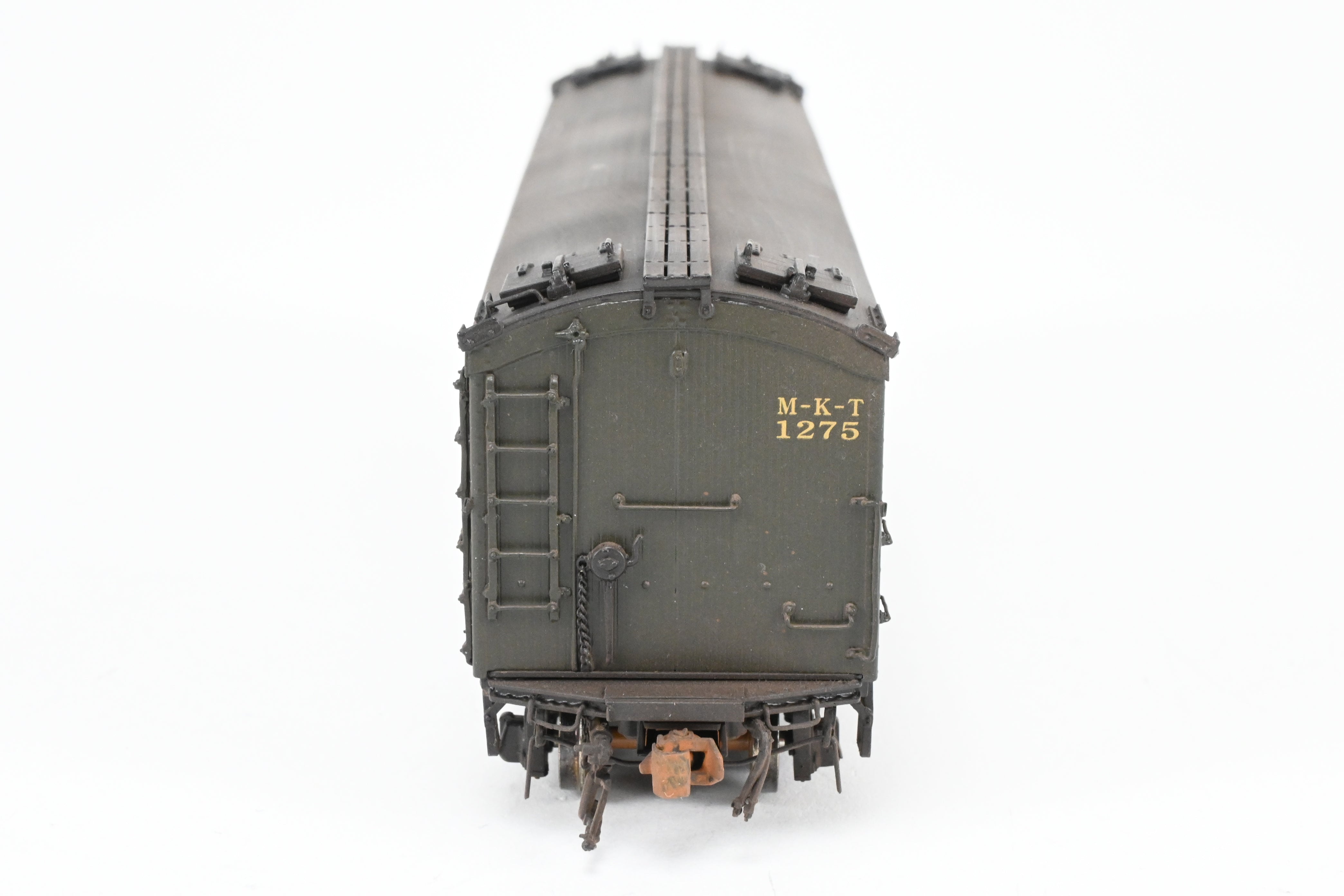 HO Scale Brass Precision Scale Co. Missouri Kansas Texas BR Class 53' 6 Reefer with Miner Brake System and FP - A High - Quality Model for Rolling Stock Fleet