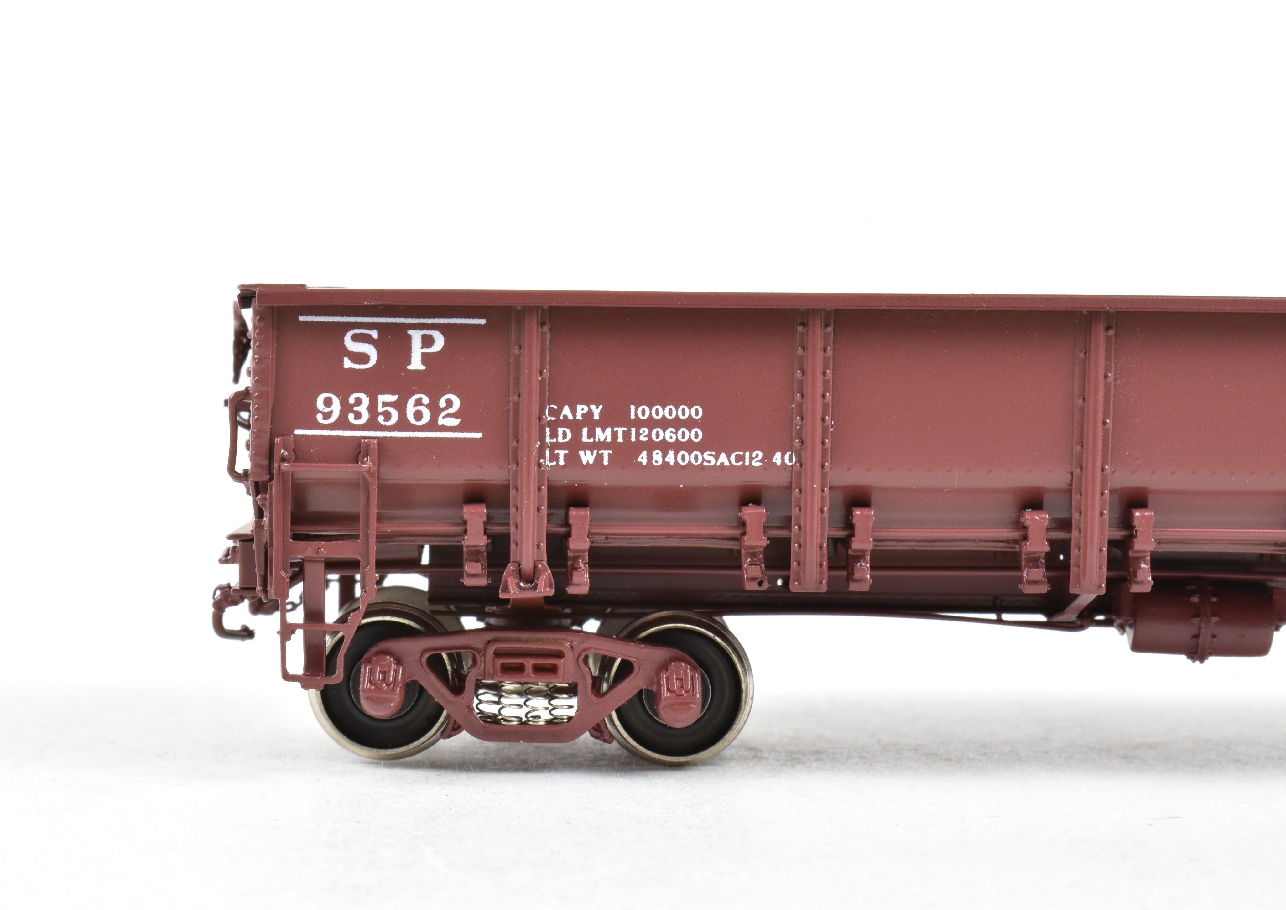 1940s HO Brass Southern Pacific Class G50 - 12 Drop Bottom Gondola by Challenger Imports