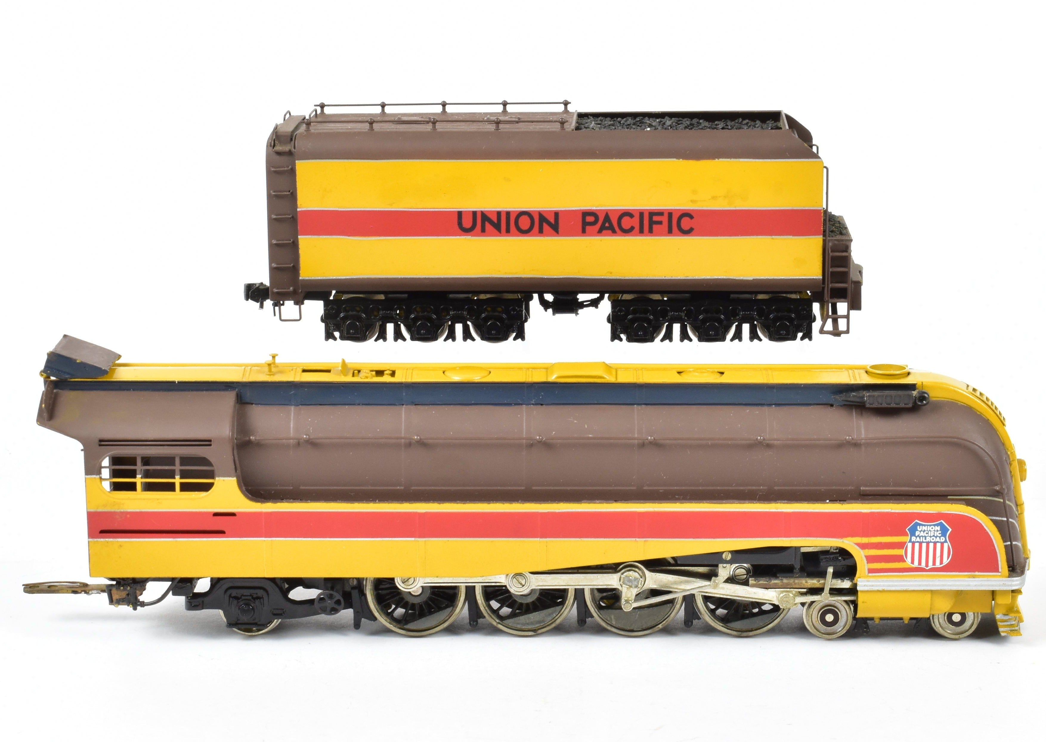 HO Scale Brass Balboa Union Pacific 4-8-2 Steam Locomotive Model #7002 Forty - Niner Master Series with Custom Paint Job