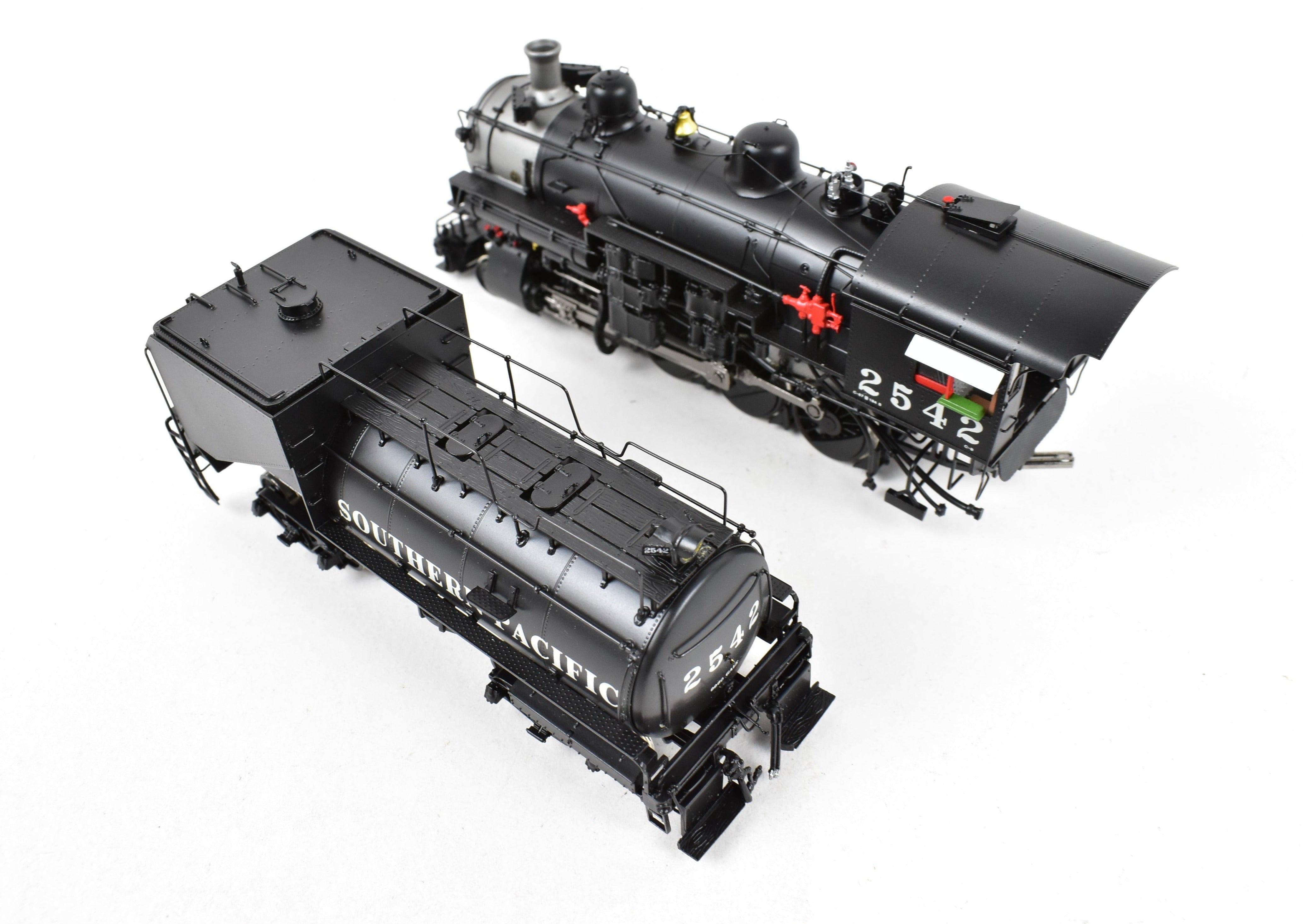 HO Scale Brass Steam Locomotive - Challenger Imports SP - Southern Pacific Class C - 9 2 - 8 - 0 Front Pilot Engine #2542
