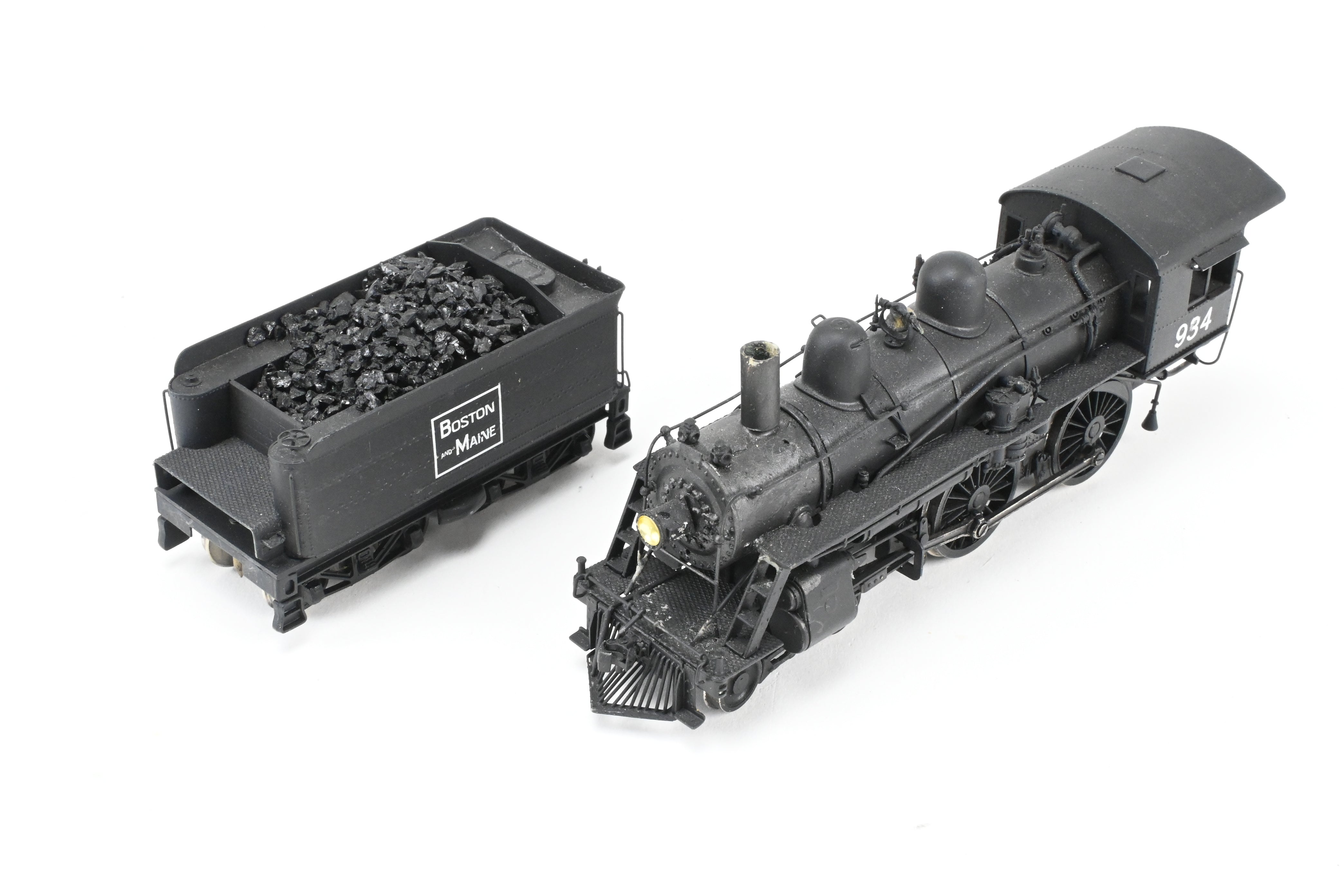 Custom Painted HO Brass B&M 4-4-0 Putnam Rebuild Model #934