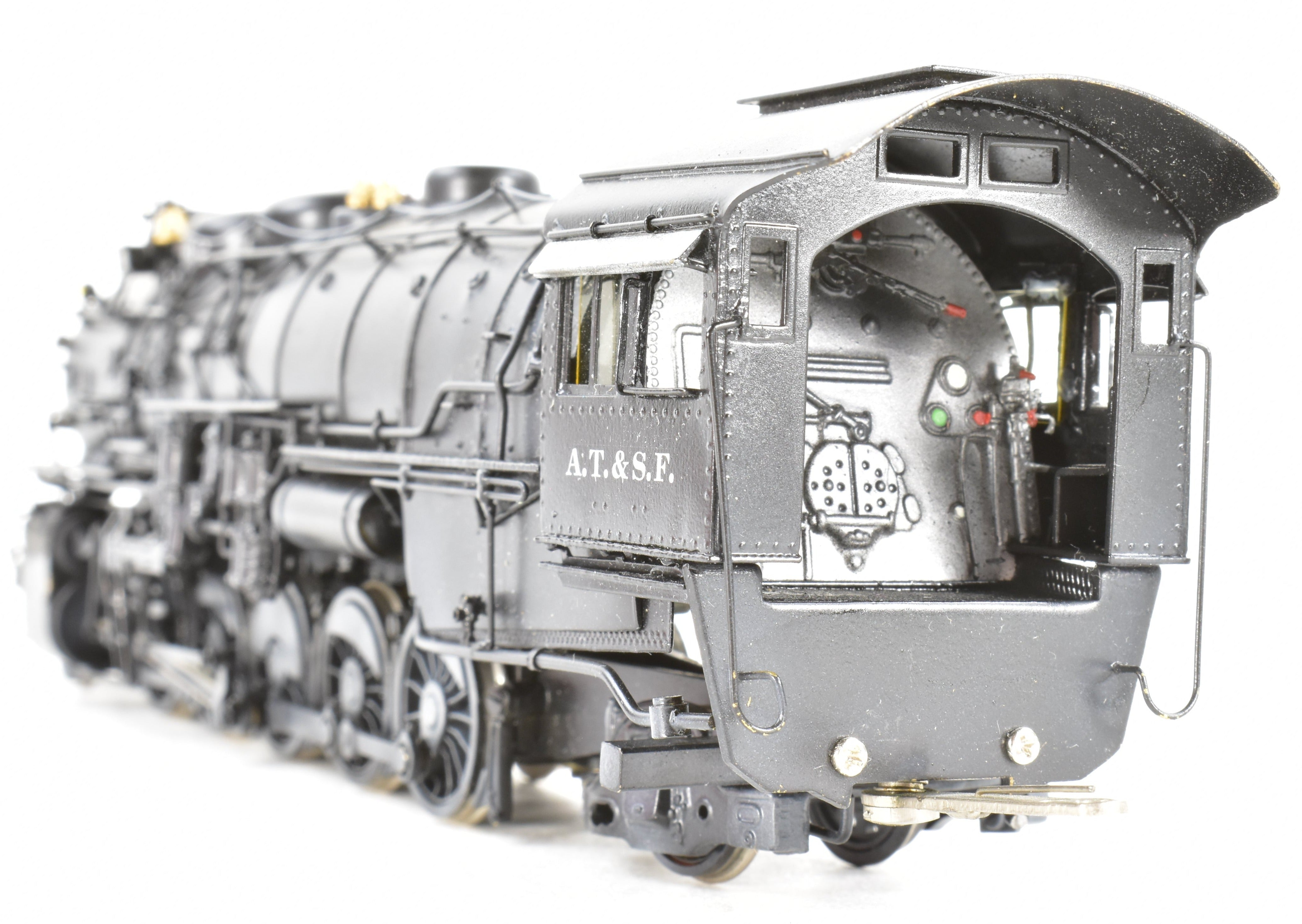 HO Brass Key Imports ATSF Santa Fe 3800 Class 2-10-2 Custom Painted Locomotive No. 3862