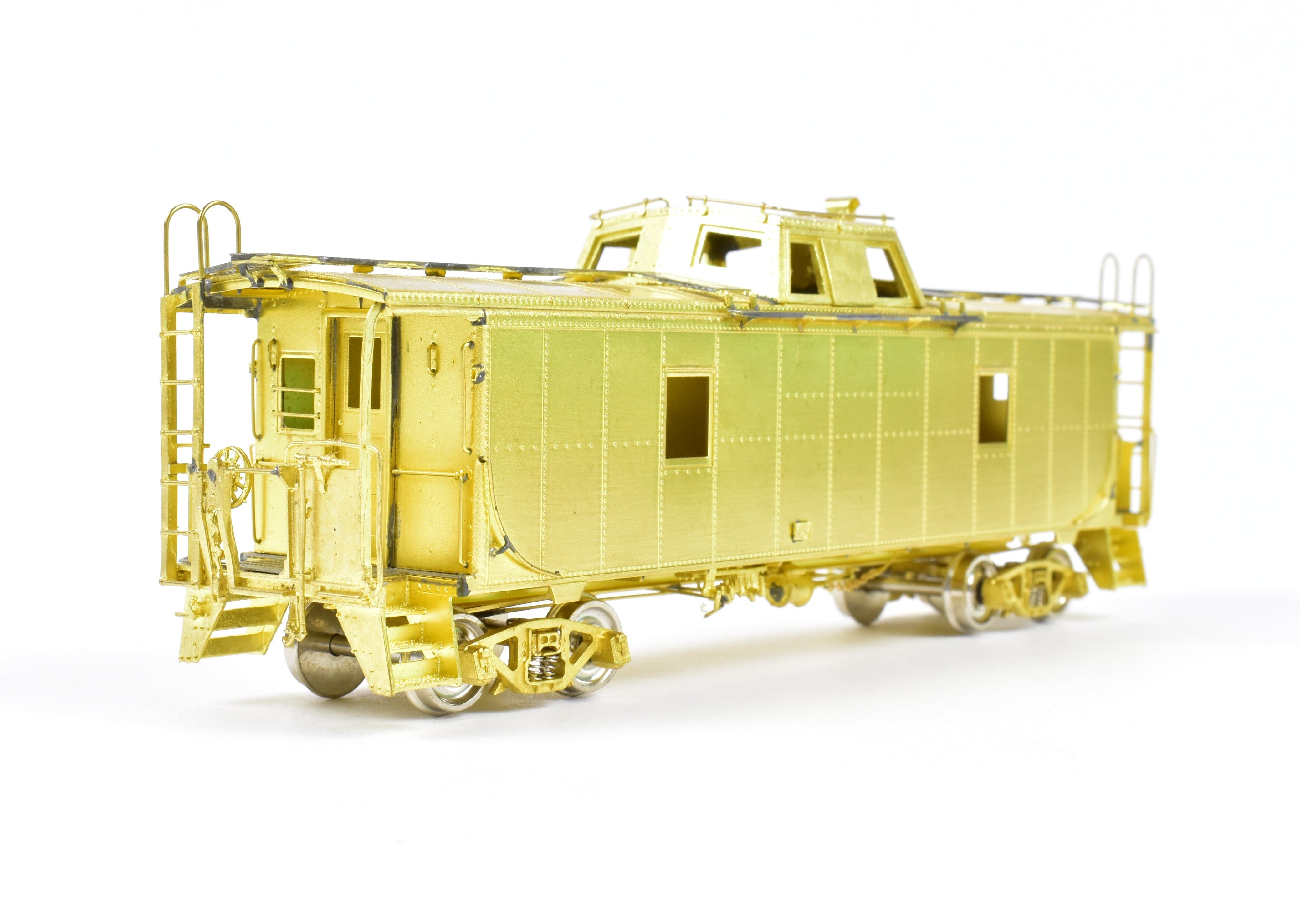 HO Scale Brass Canadian Pacific Steel Streamlined Centered Cupola Caboose Model by Overland Models, Inc. (OMI)