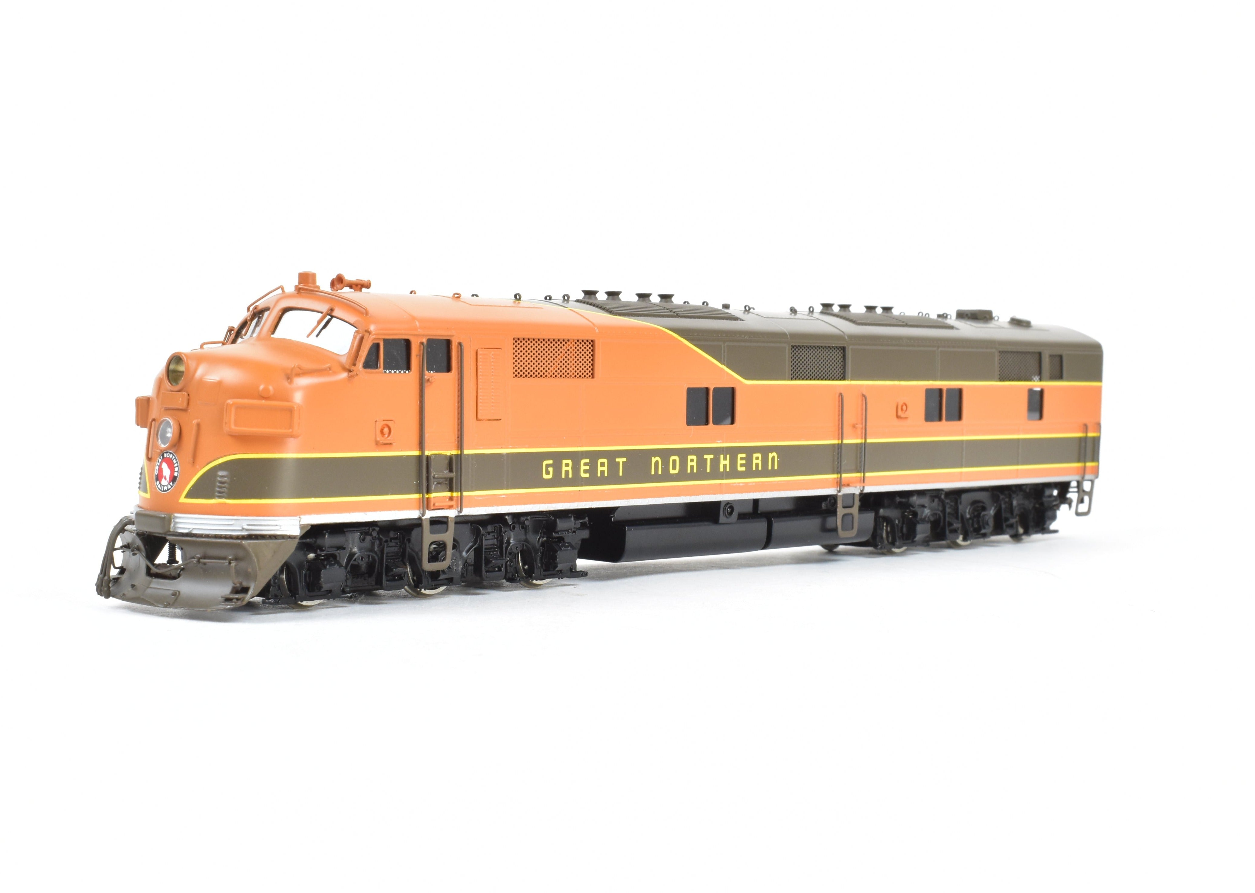 HO Scale Brass Model Train - Oriental Limited GN - Great Northern EMD E7A 2000 HP FP Empire Builder Replica