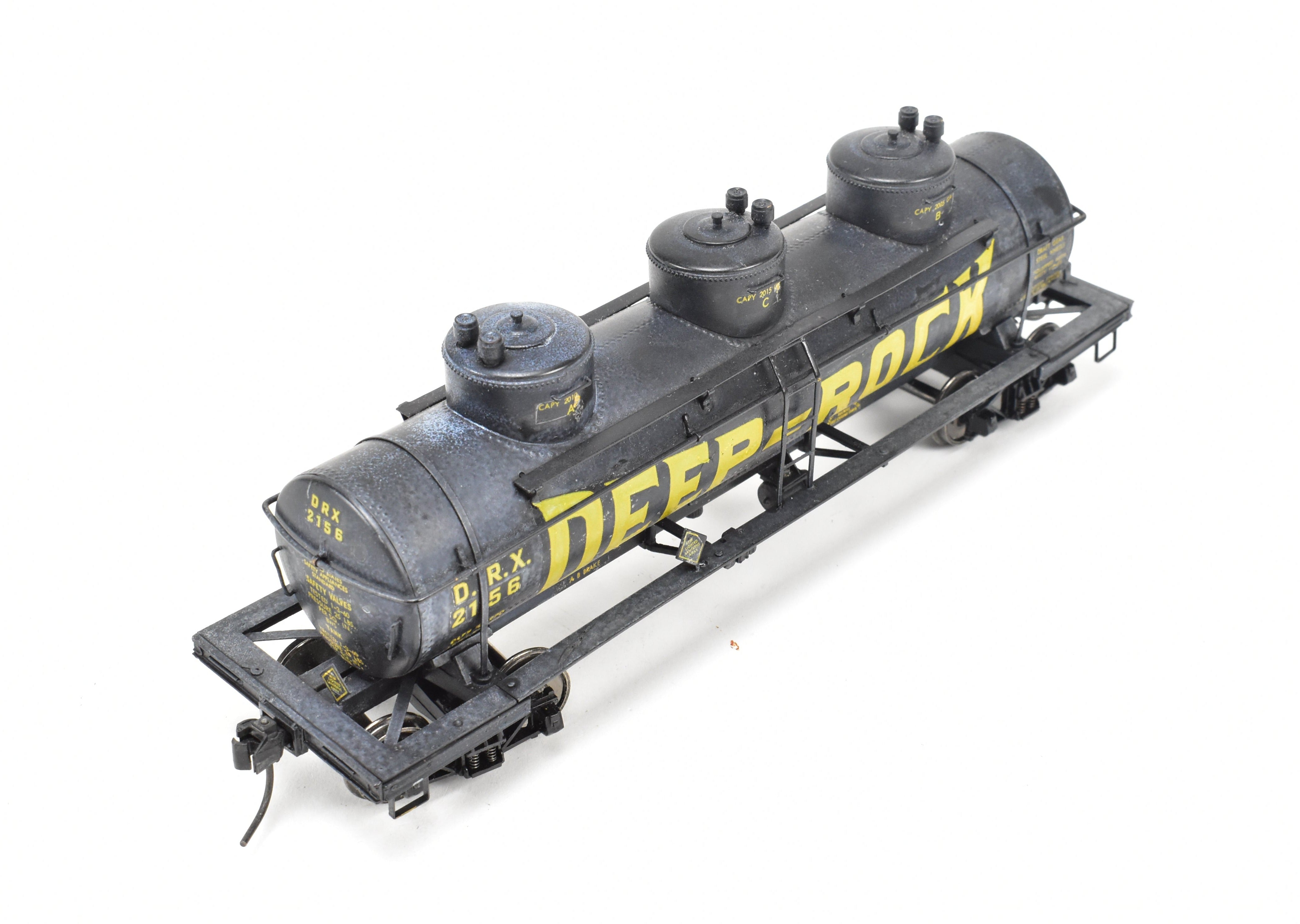 O Scale Brass Deep Rock 3 - Dome Tank Car with Kadee Couplers, No Original Box