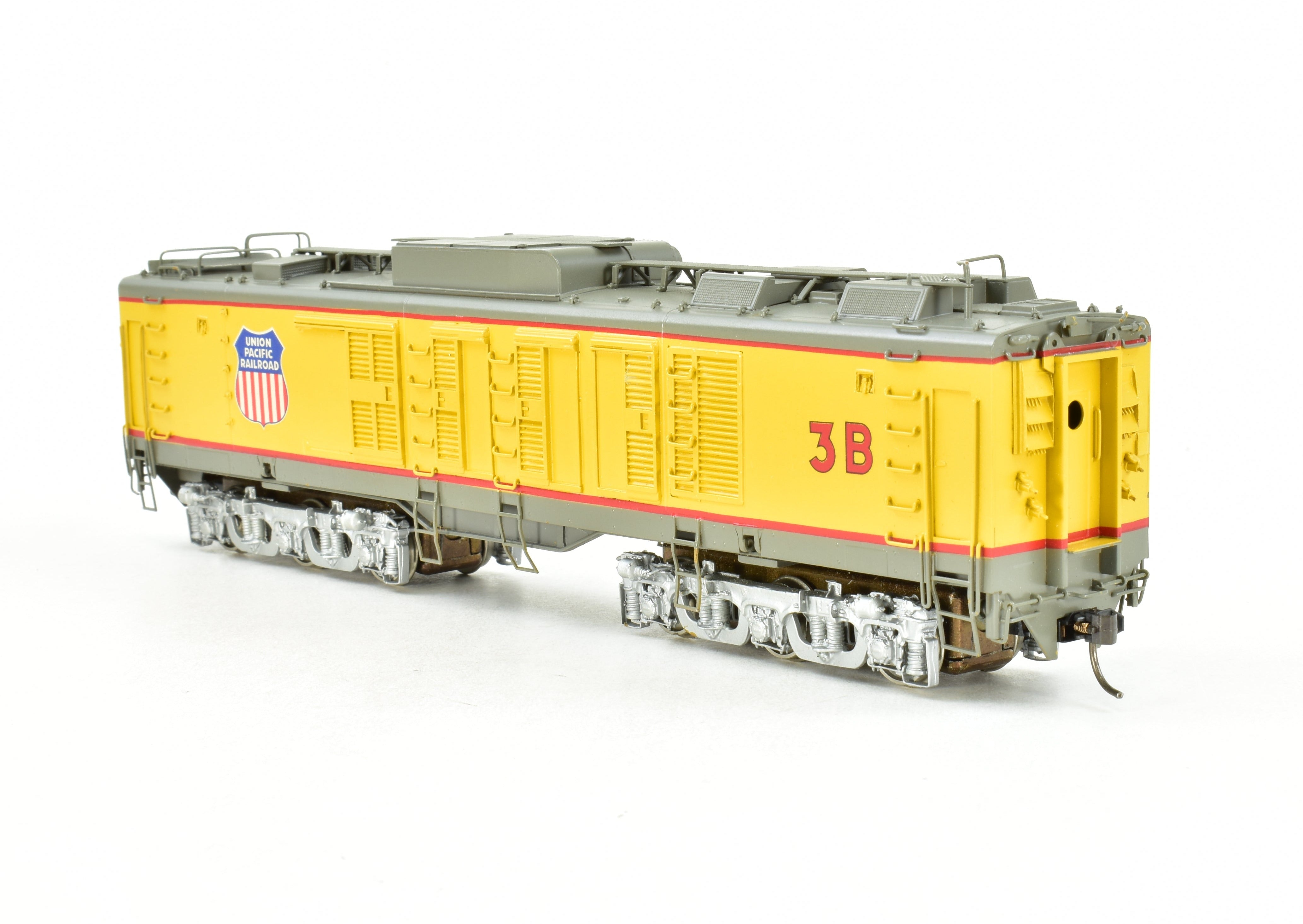HO Scale Brass ALCO Union Pacific 3-Unit Gas Turbine Electric Model Train - Big Blow Variant with Custom Paint, DCC & Tsunami Sound