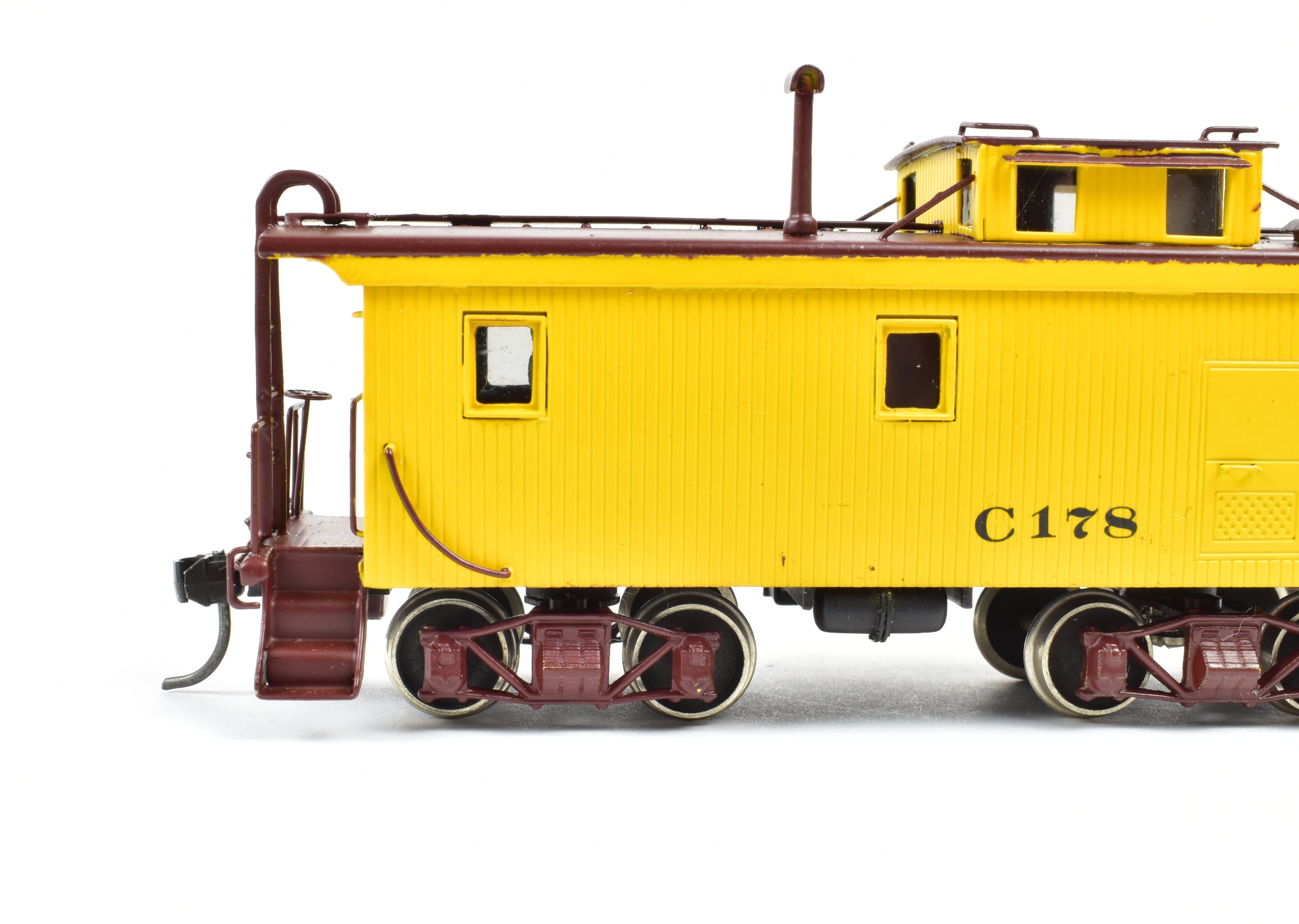 HO Scale Brass Model Train Set by Westside Model Co. - DM&IR Duluth, Missabe, & Iron Range 2-8-8-4 Yellowstone M-4 Locomotive with Caboose C/P