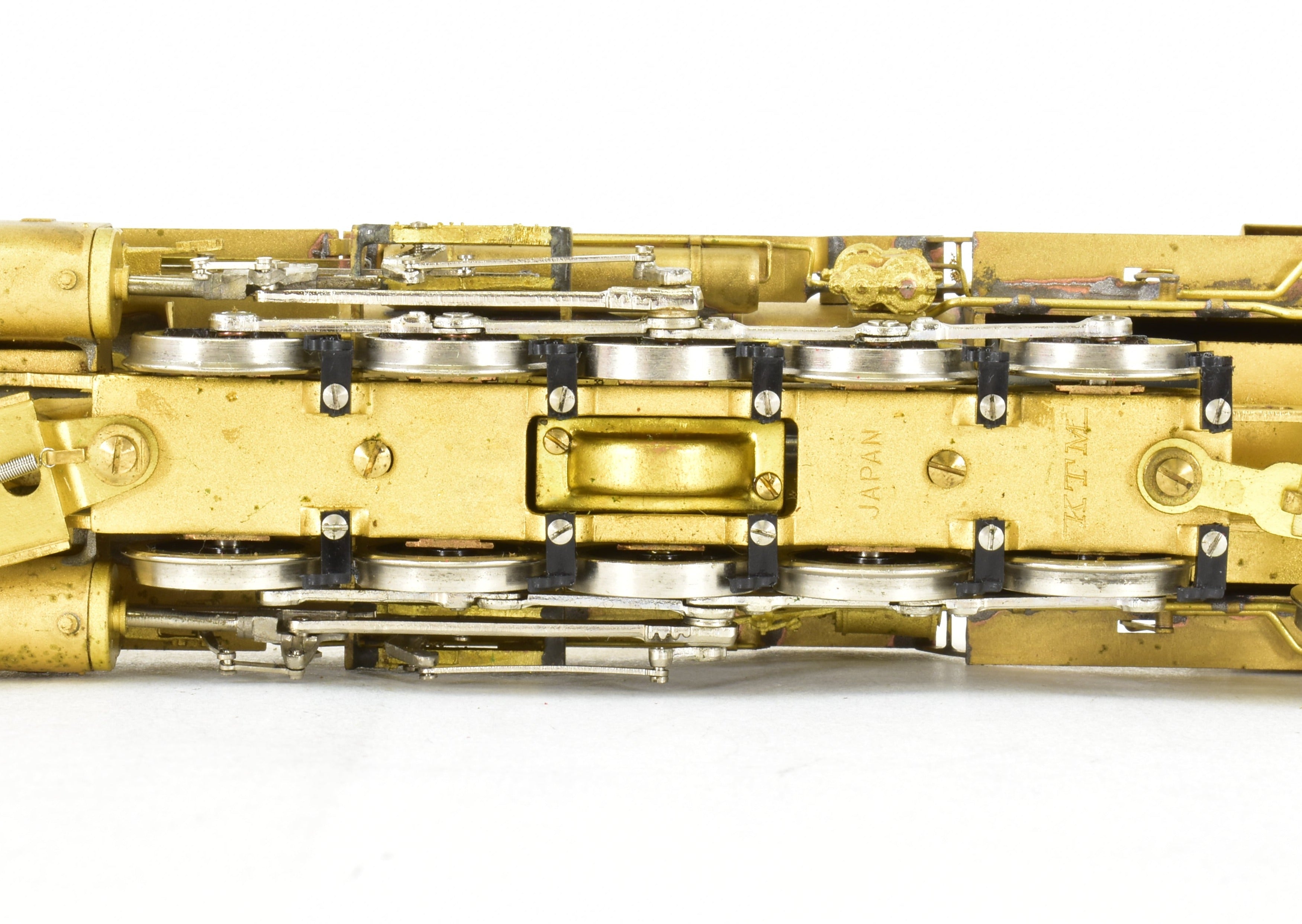 HO Brass Westside Model Co. ATSF Santa Fe 1600 2-10-2 Model with Spare Parts