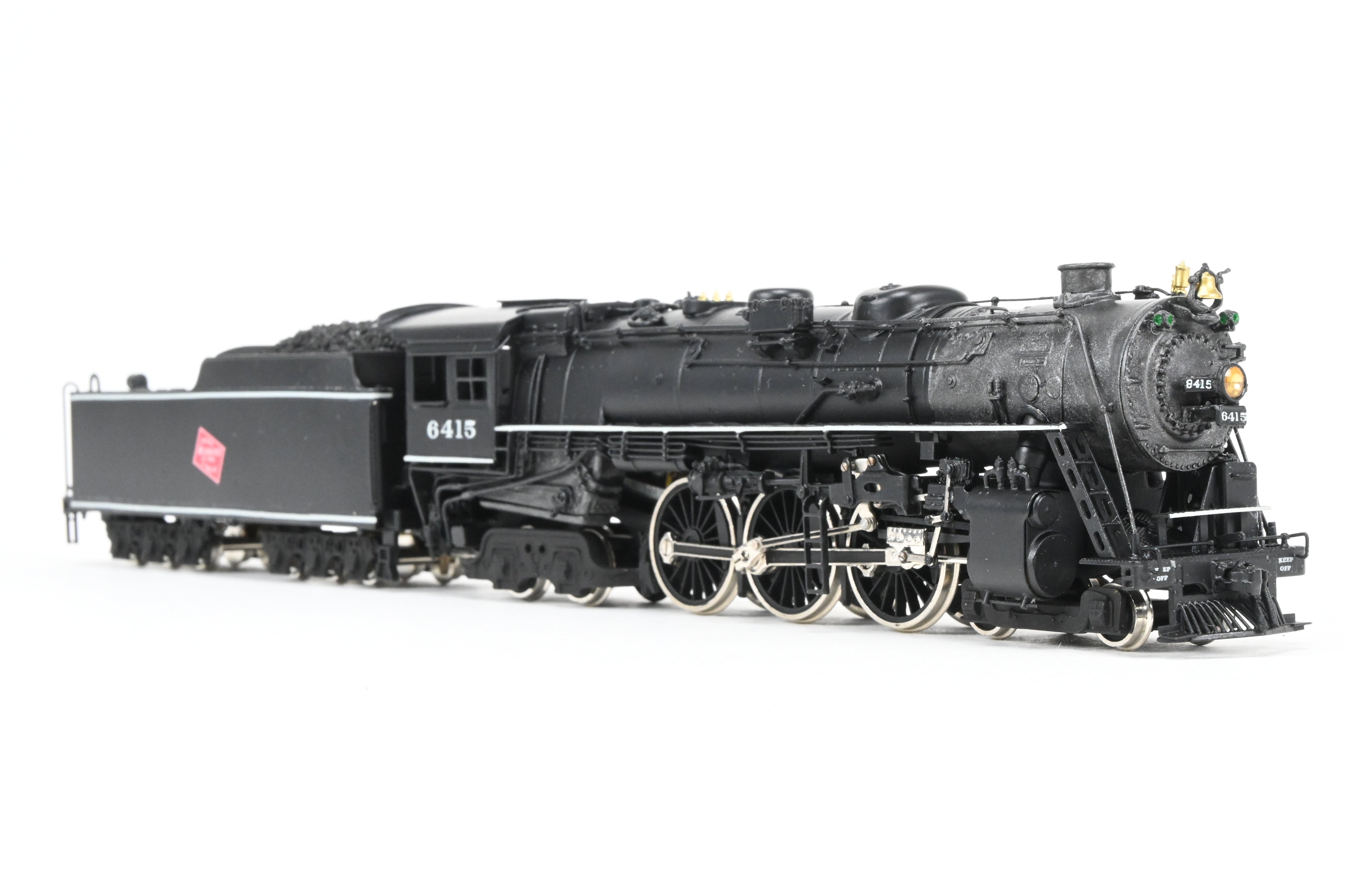 High - Quality HO Scale Brass Pacific Fast Mail (PFM) - United Milwaukee Road F - 6 Baltic 4 - 6 - 4 Professionally Painted Model Locomotive #5415