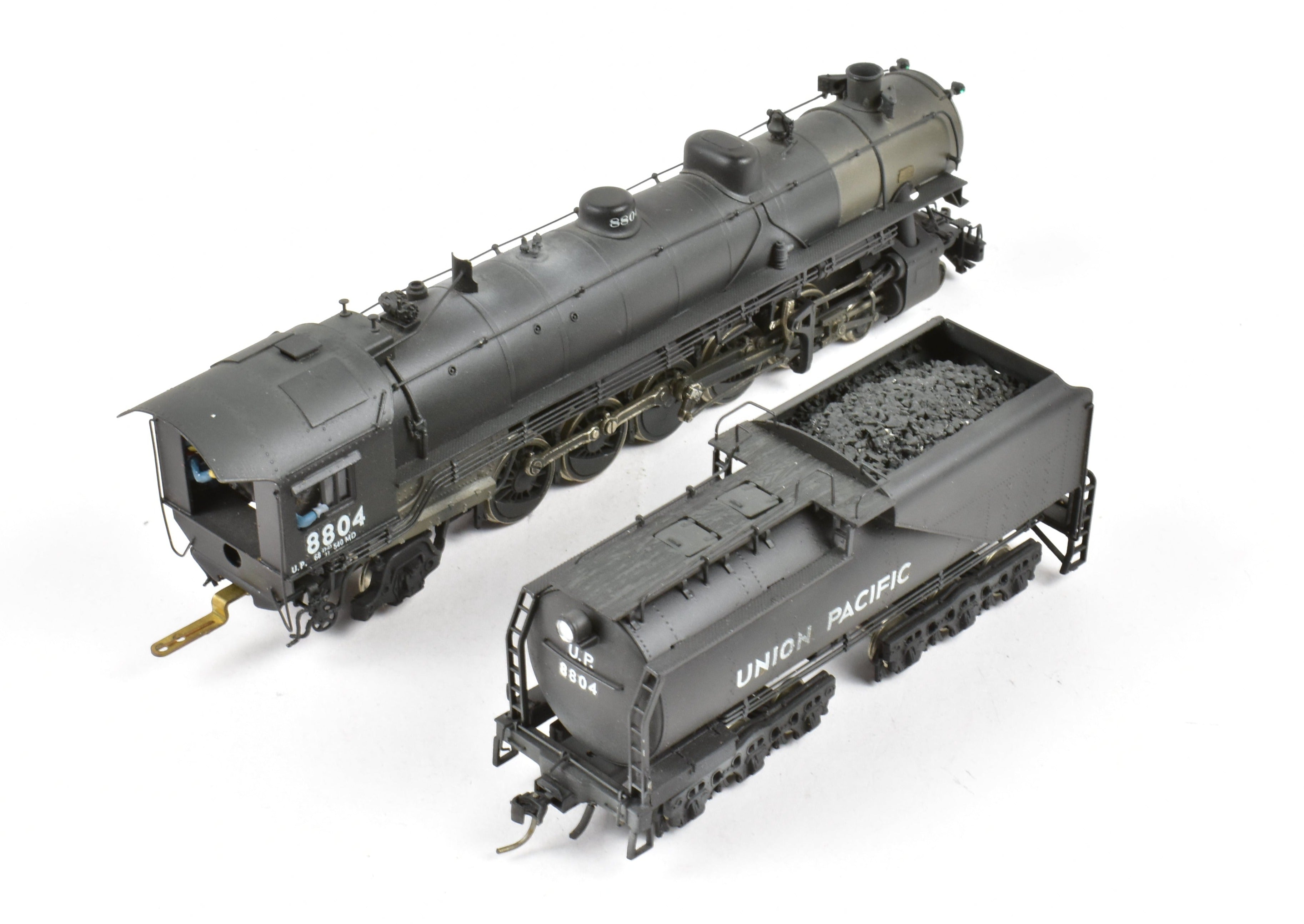 HO Scale Brass Train Model by Westside Model Co., Union Pacific 8800 Class 4 - 10 - 2 Locomotive, Custom Painted No. 8804